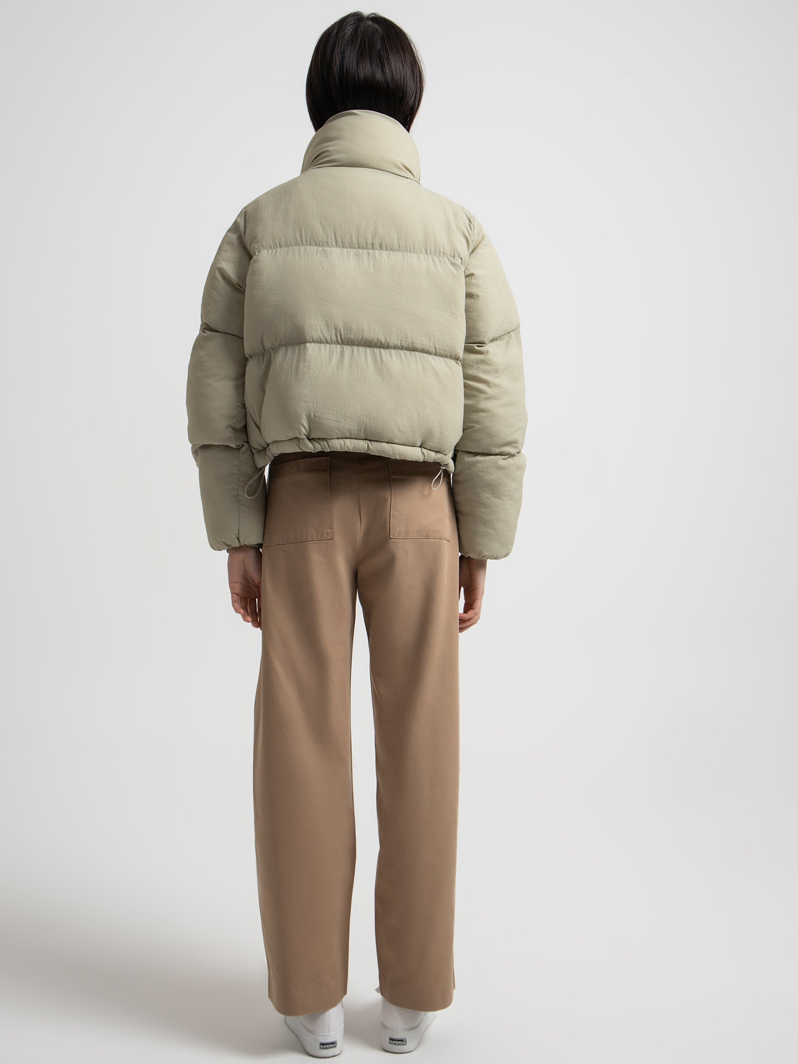 Topher Puffer Jacket in Cucumber Green