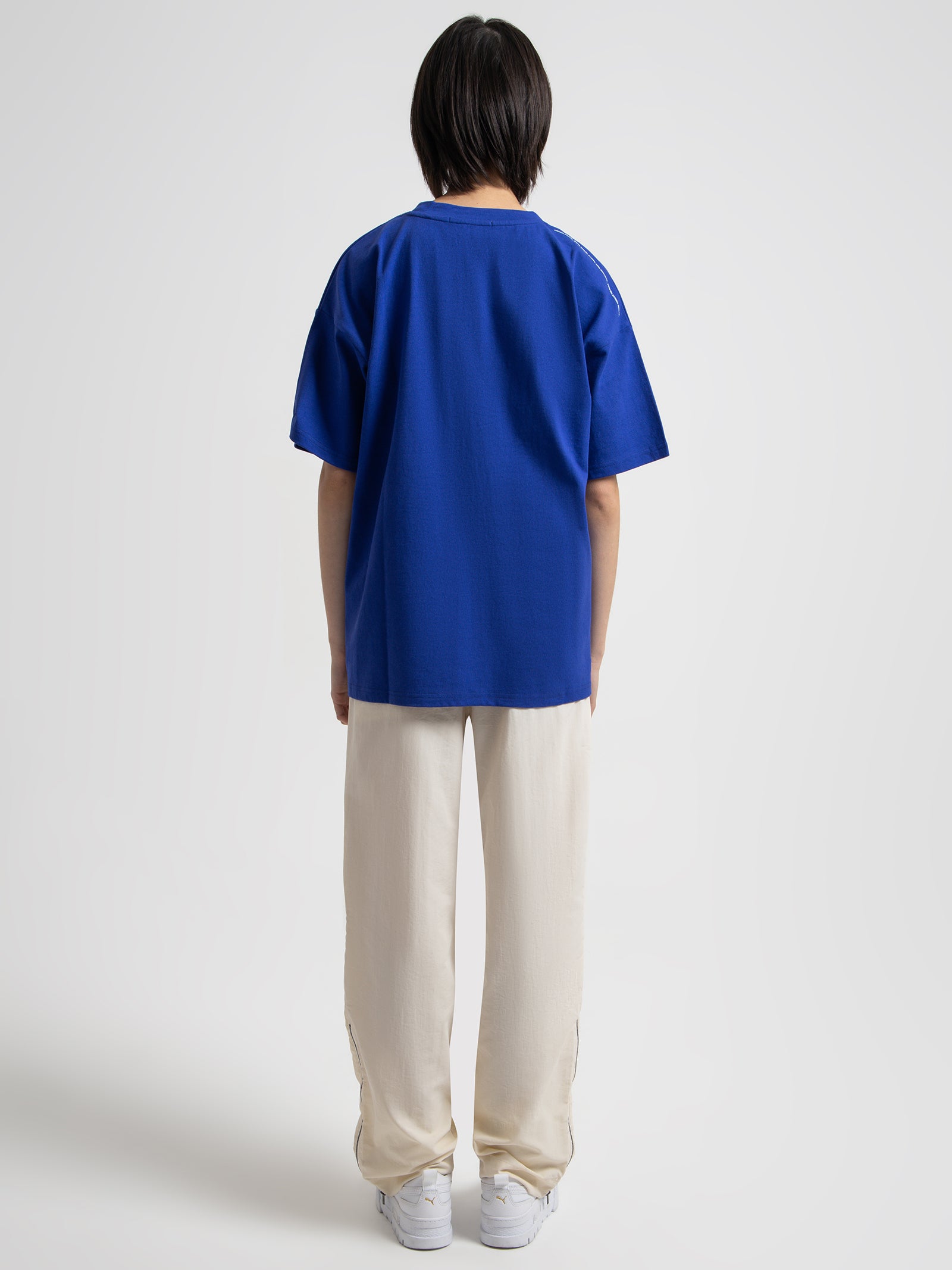 OWWY Heavyweight Puff T-Shirt in Sapphire