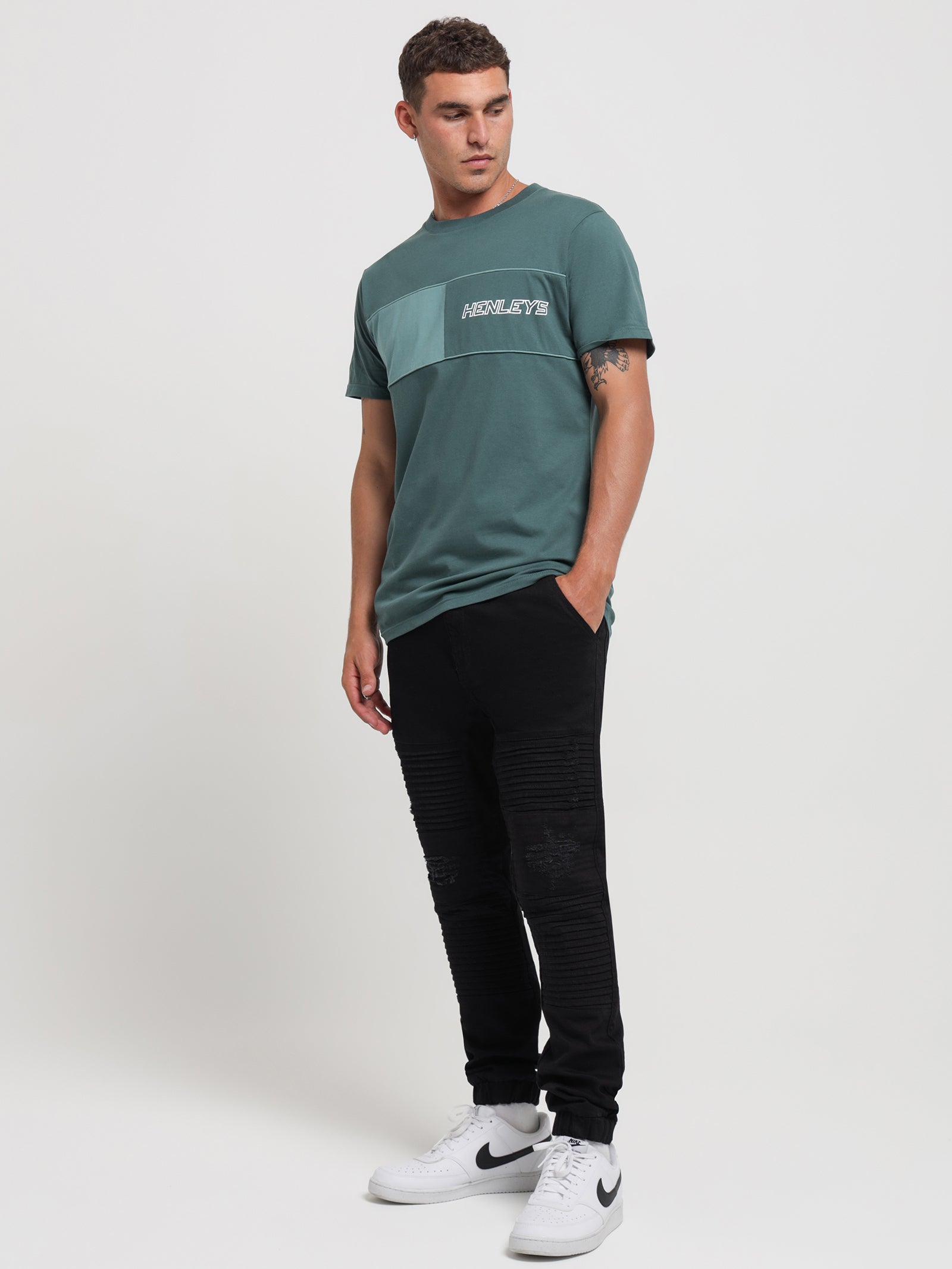 Surge Loose T-Shirt in Dew Green