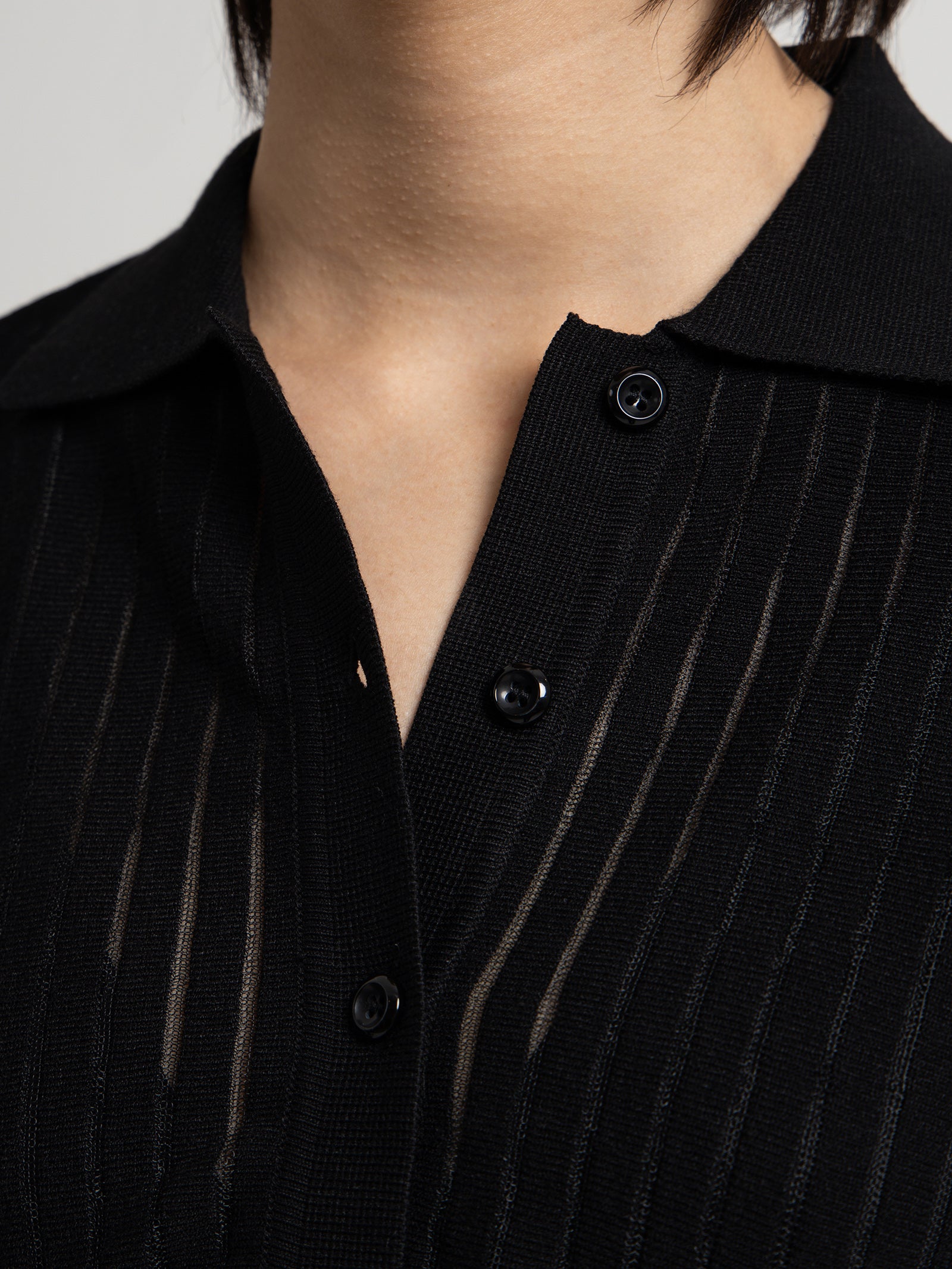 Foresight Knit Shirt in Black