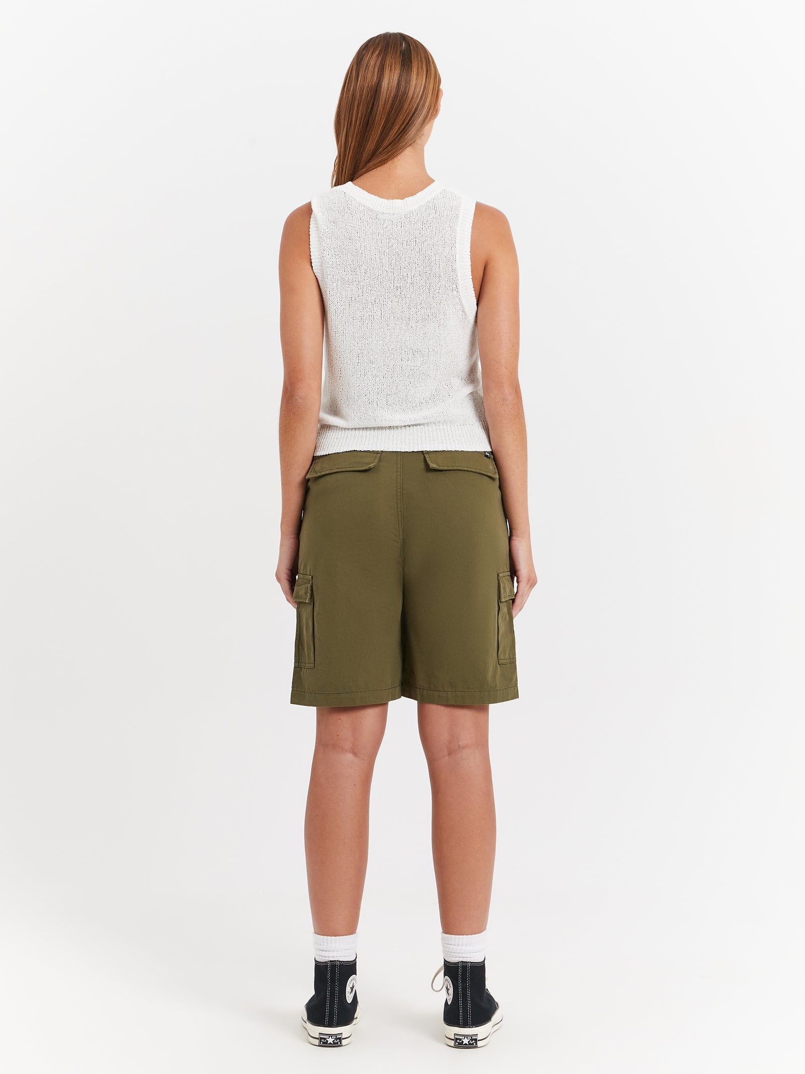 Surplus Cargo Shorts in Olive