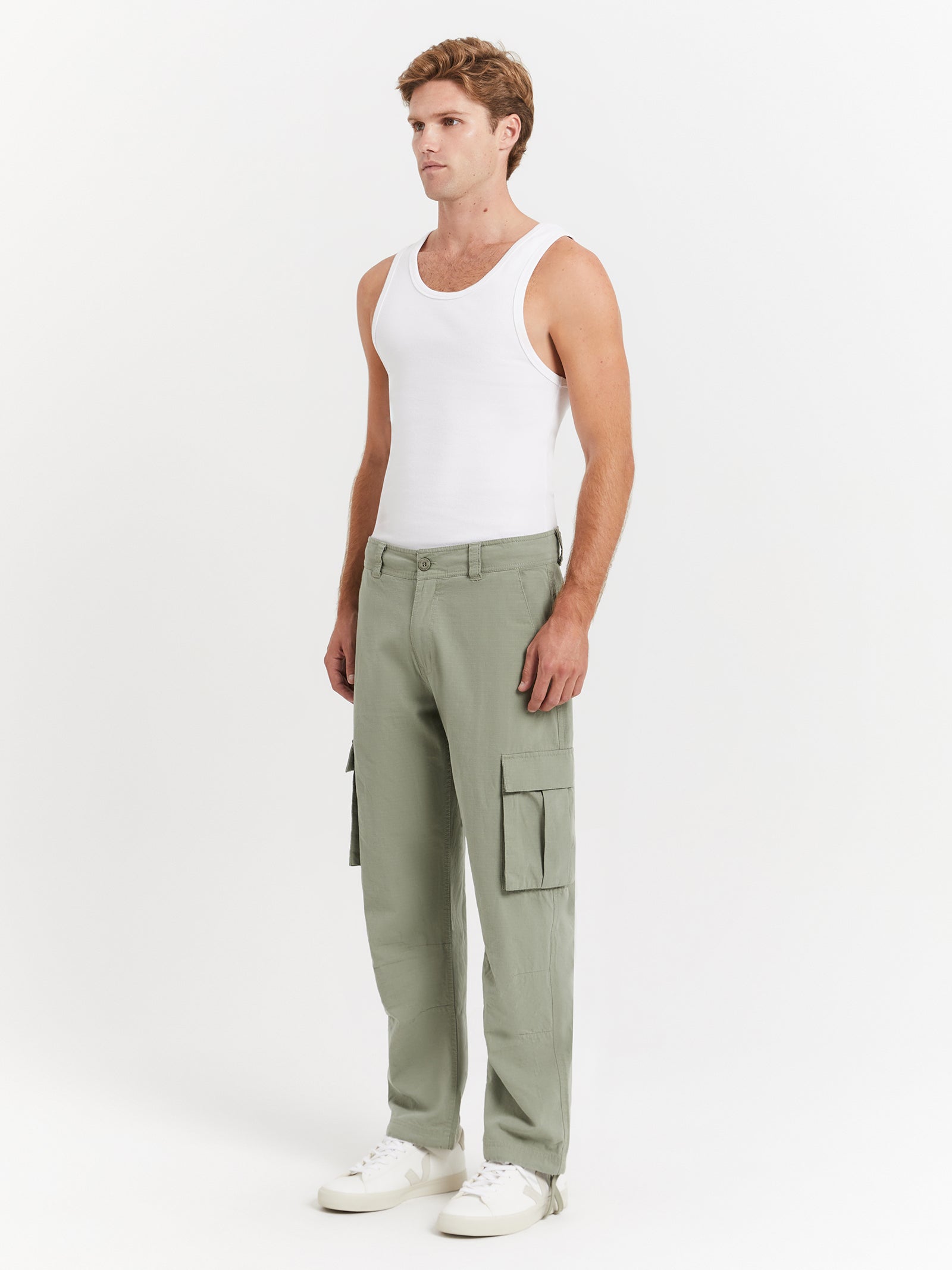 Wyatt Cargo Pants in Willow