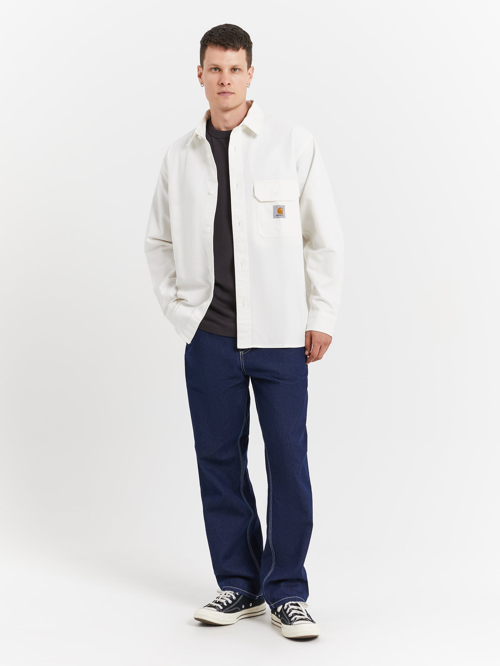 Reno Shirt Jacket in Off-White