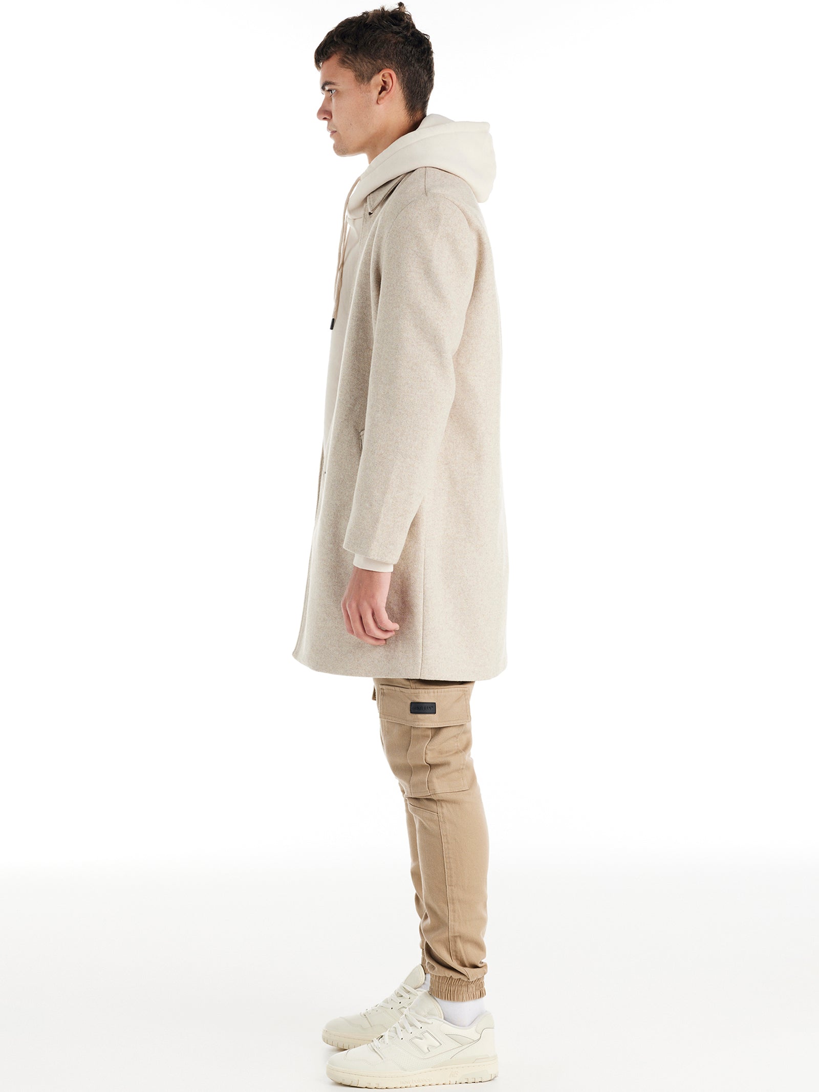 The Butler Coat in Beige