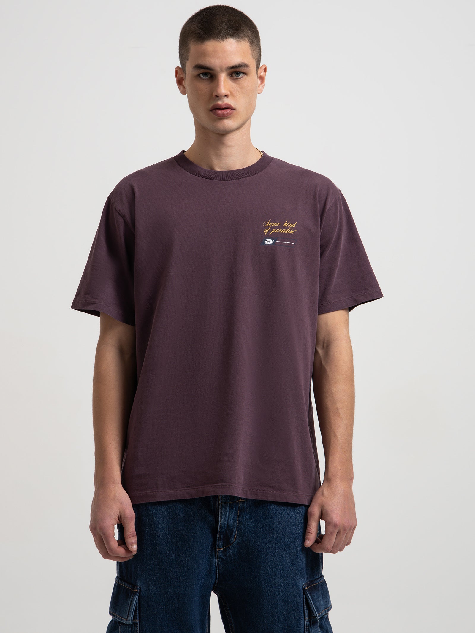 Superior Merch Fit T-Shirt in Raisin