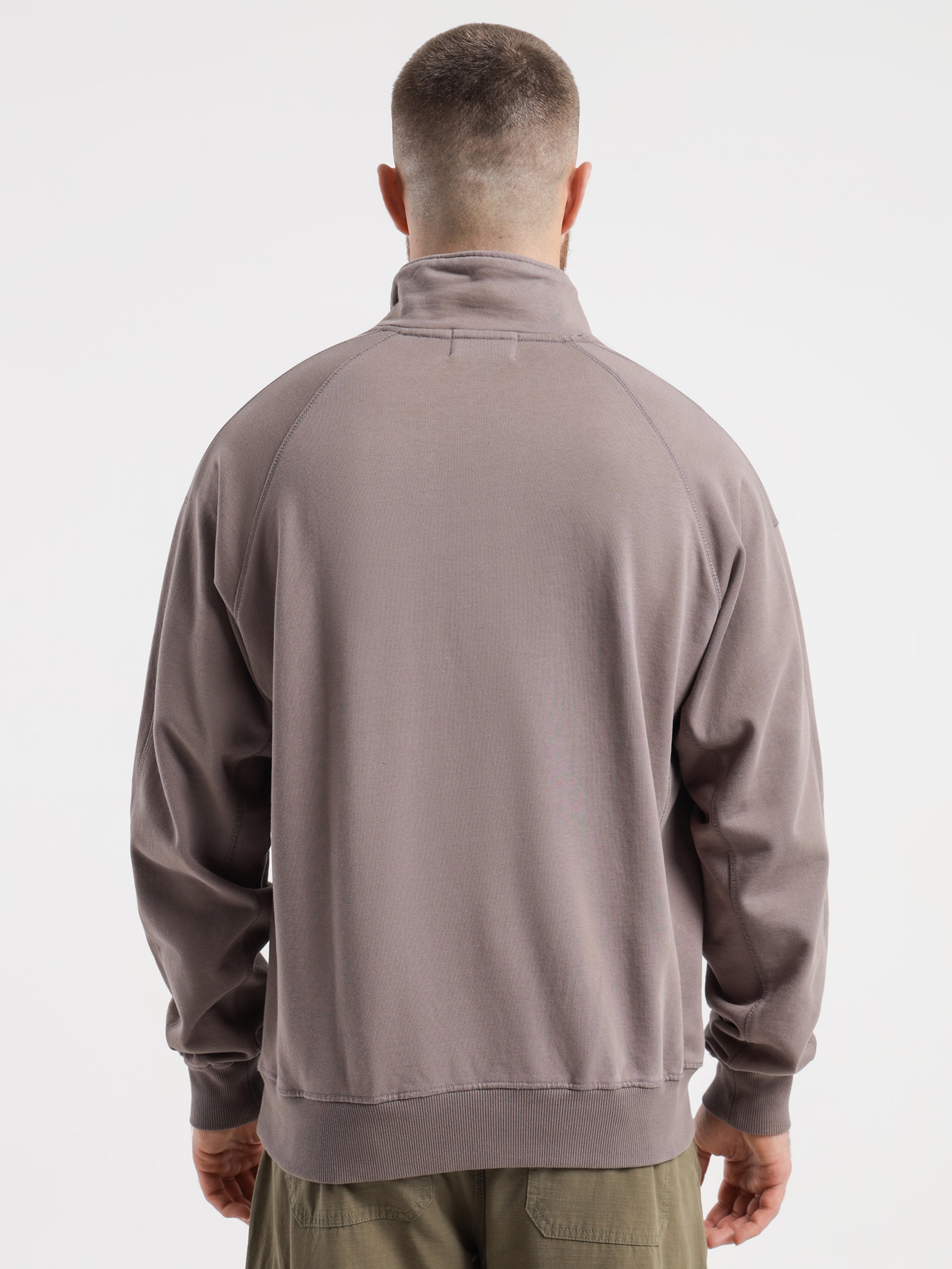 Fabian Zip Fleece in Ash