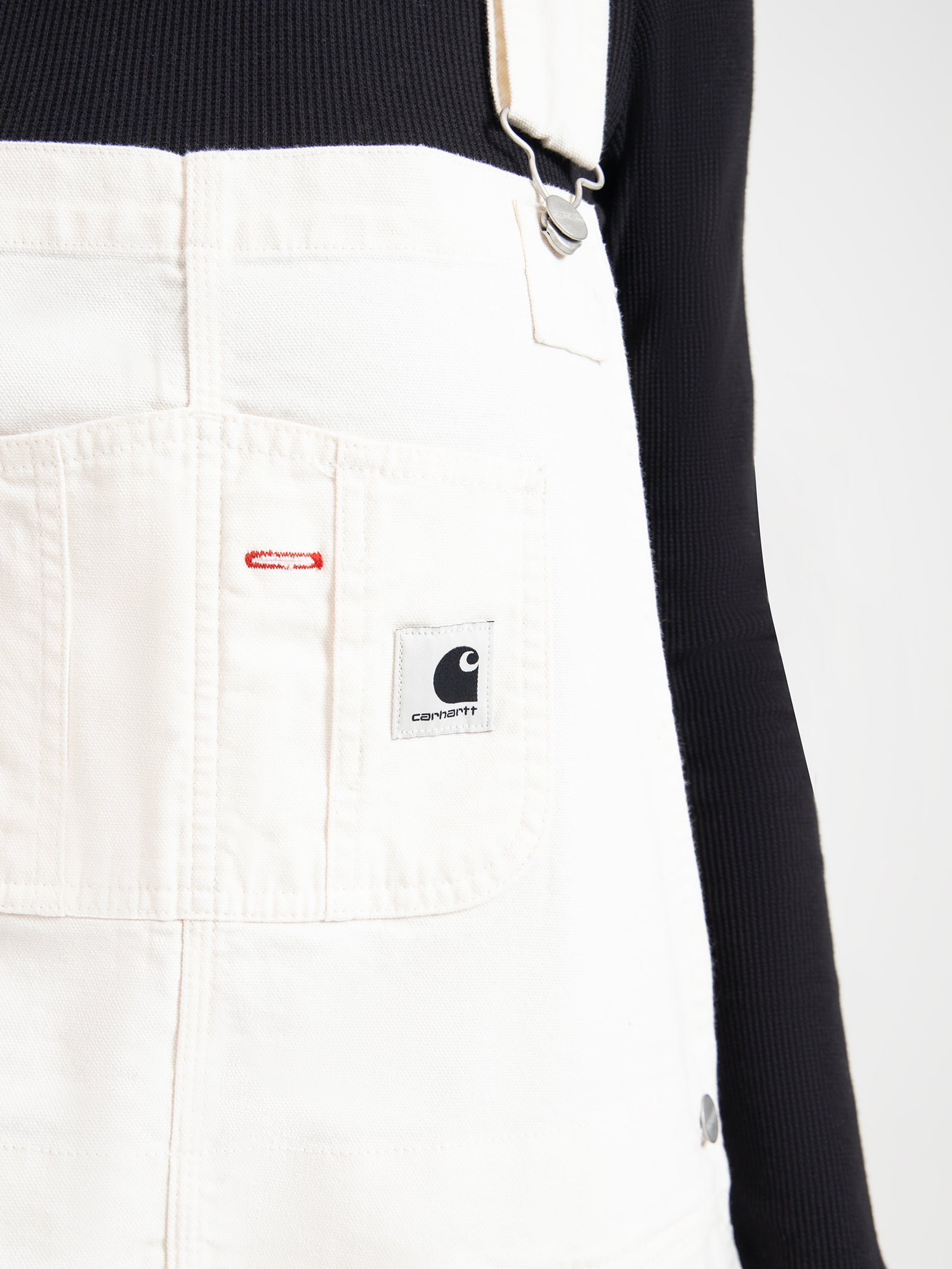 Bib Overalls Straight in Wax White