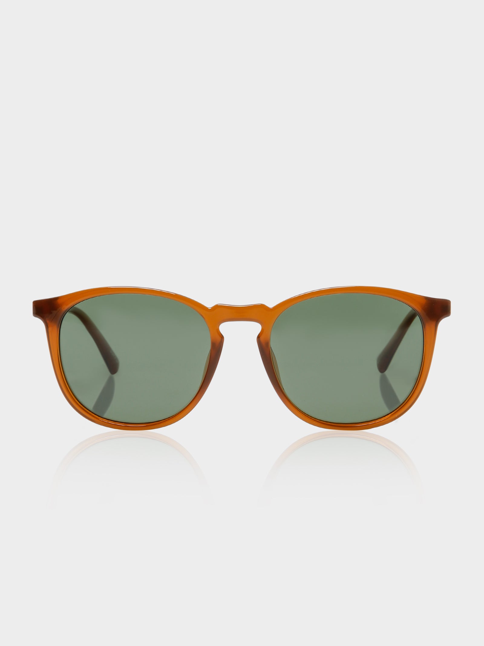 Per Sunglasses in Caramel & Green