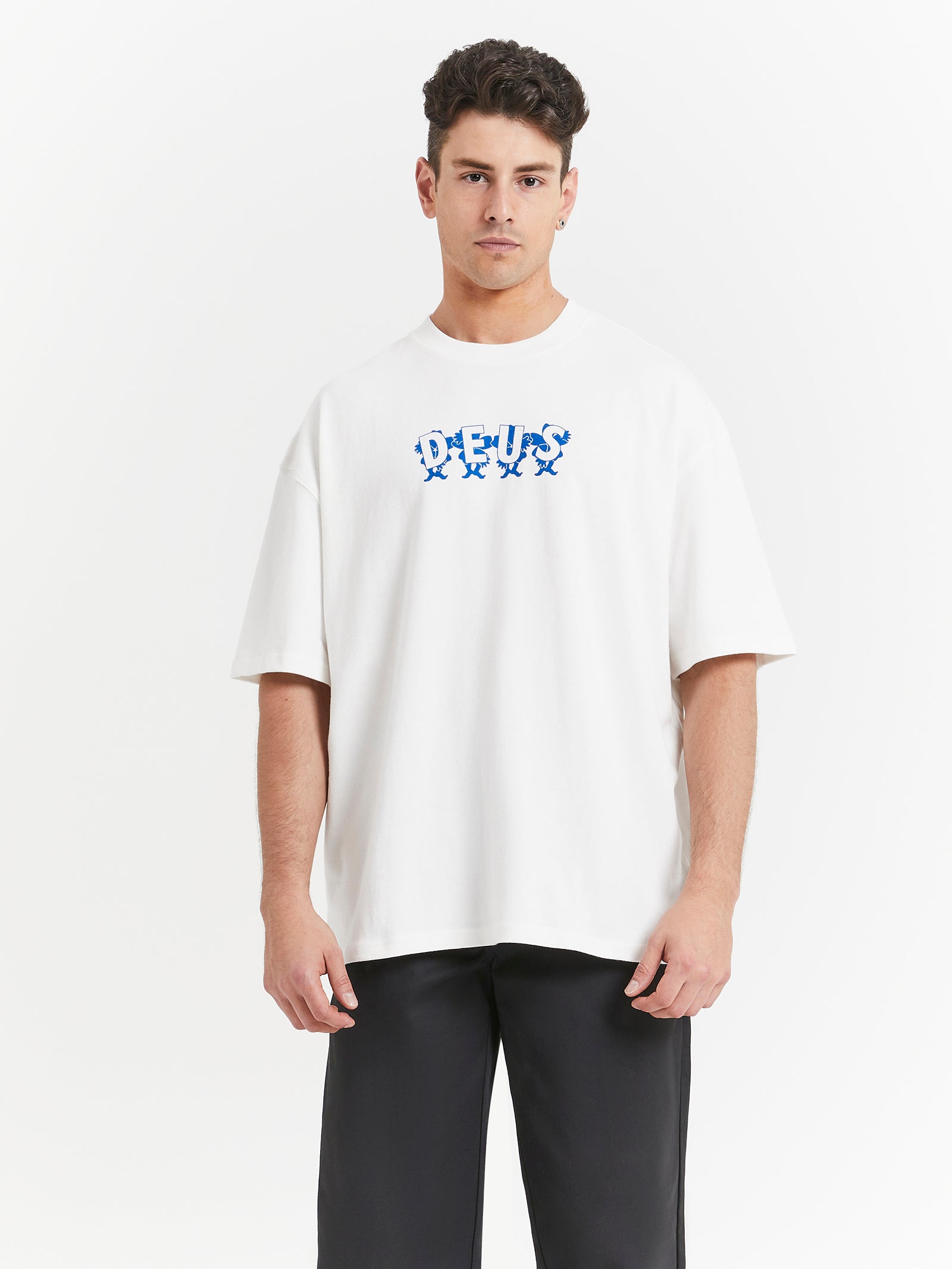 Peace For Pansies V2 T-Shirt in Blanc de Blanc