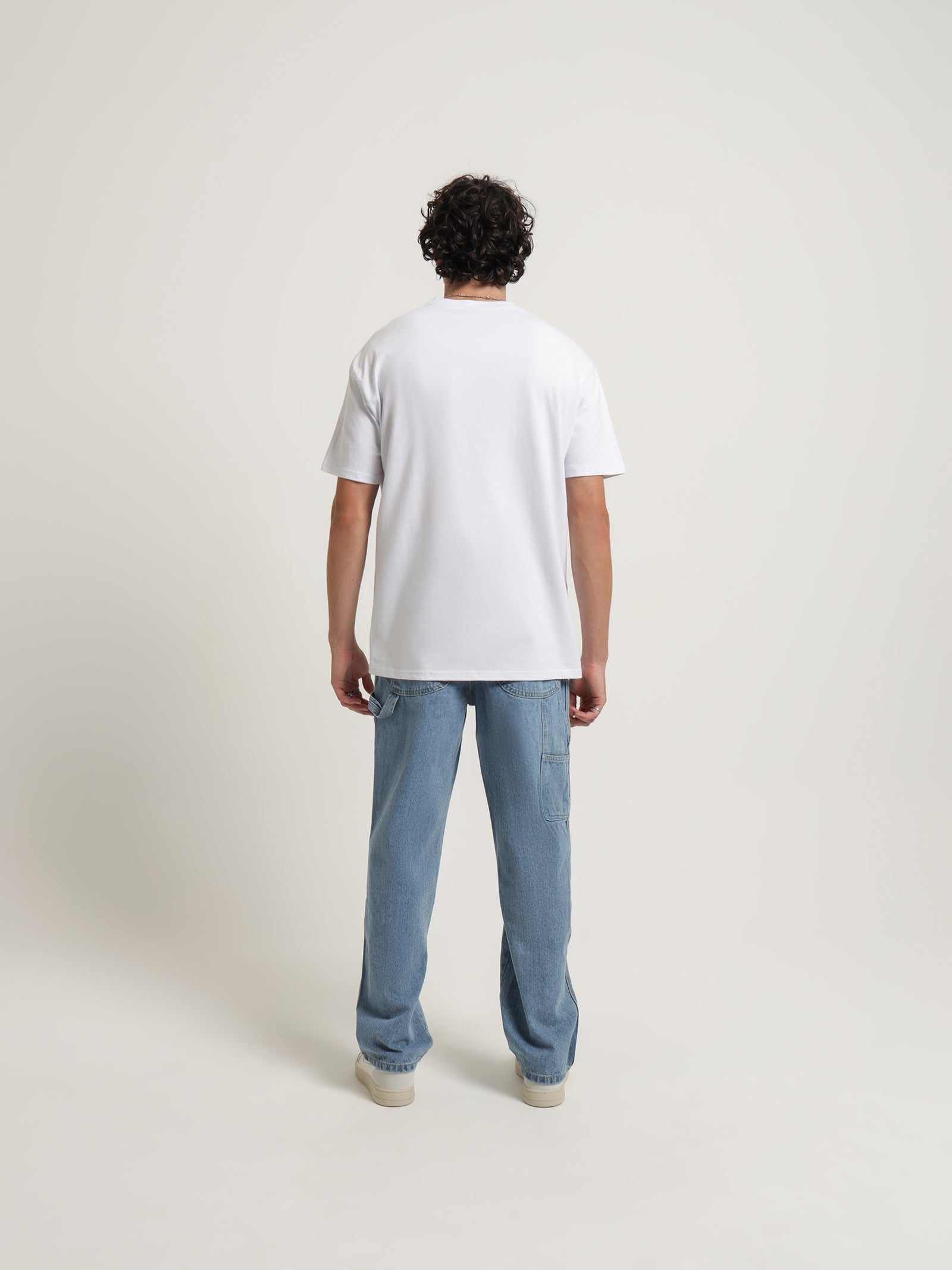 Stussy Sport 50-50 T-Shirt in White