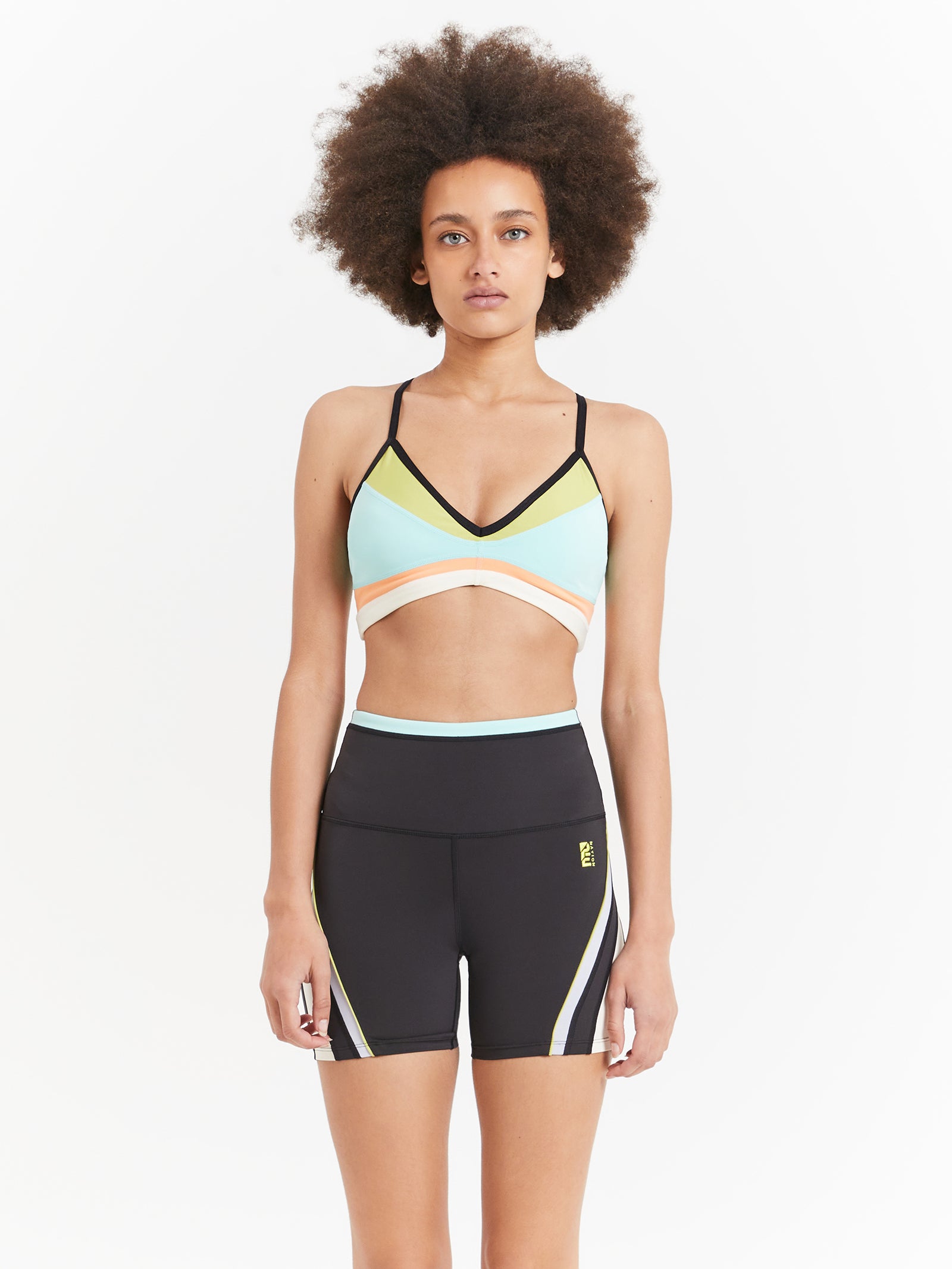 Overland Sports Bra in Aqua