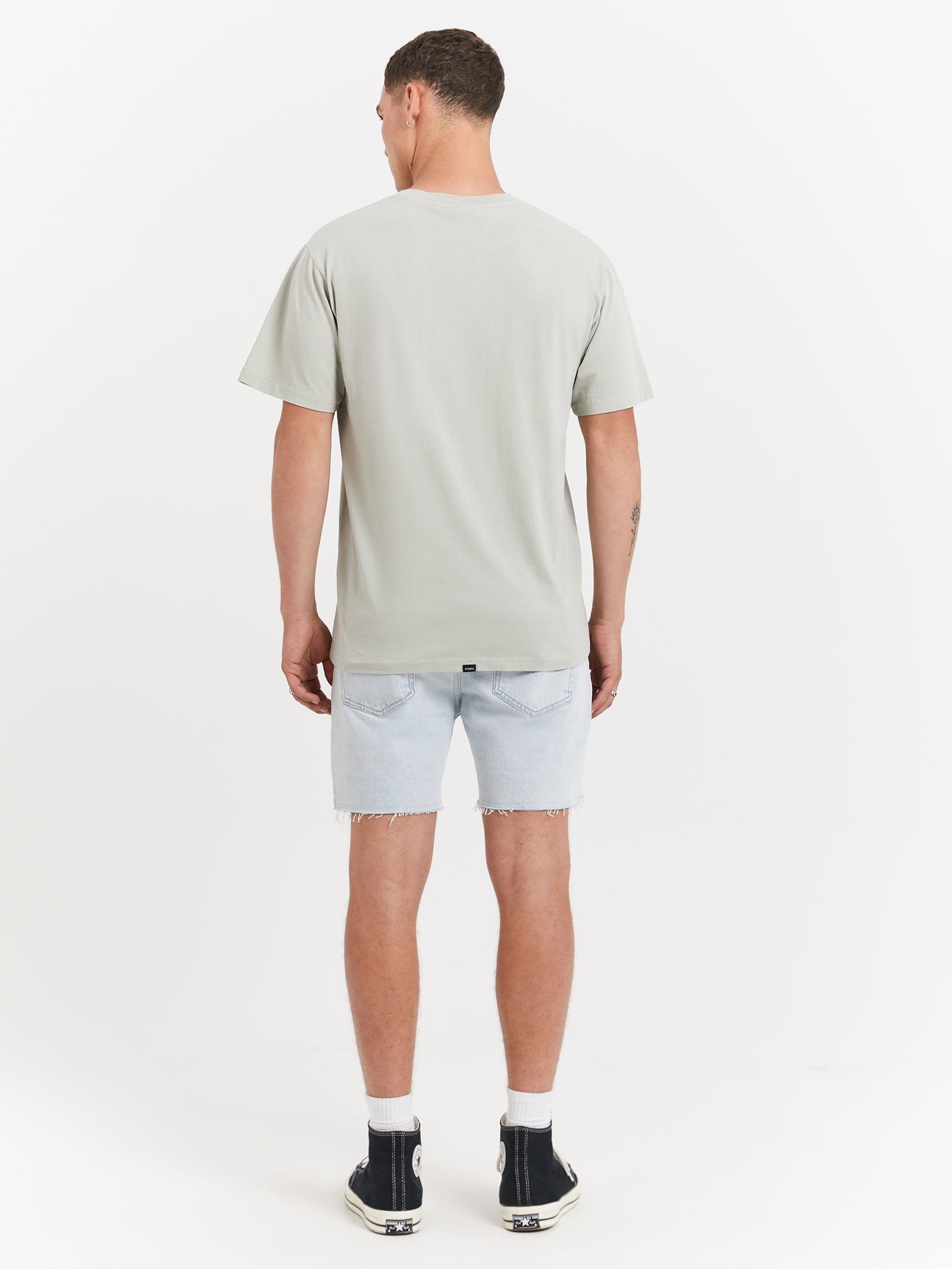 Minimal Thrills Merch Fit T-Shirt in Sage Grey