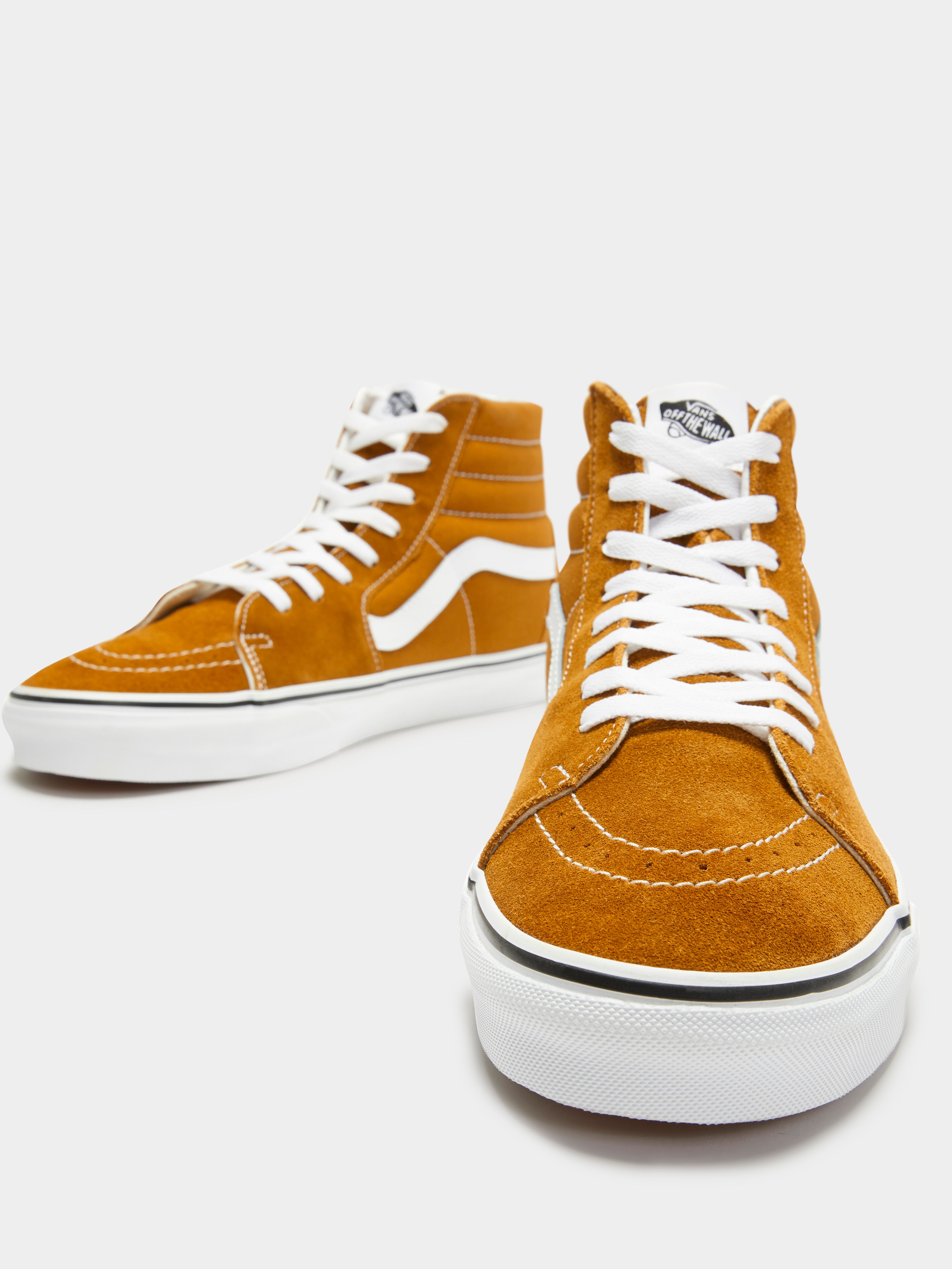 Unisex Sk8 High Colour Theory Sneakers in Golden Brown