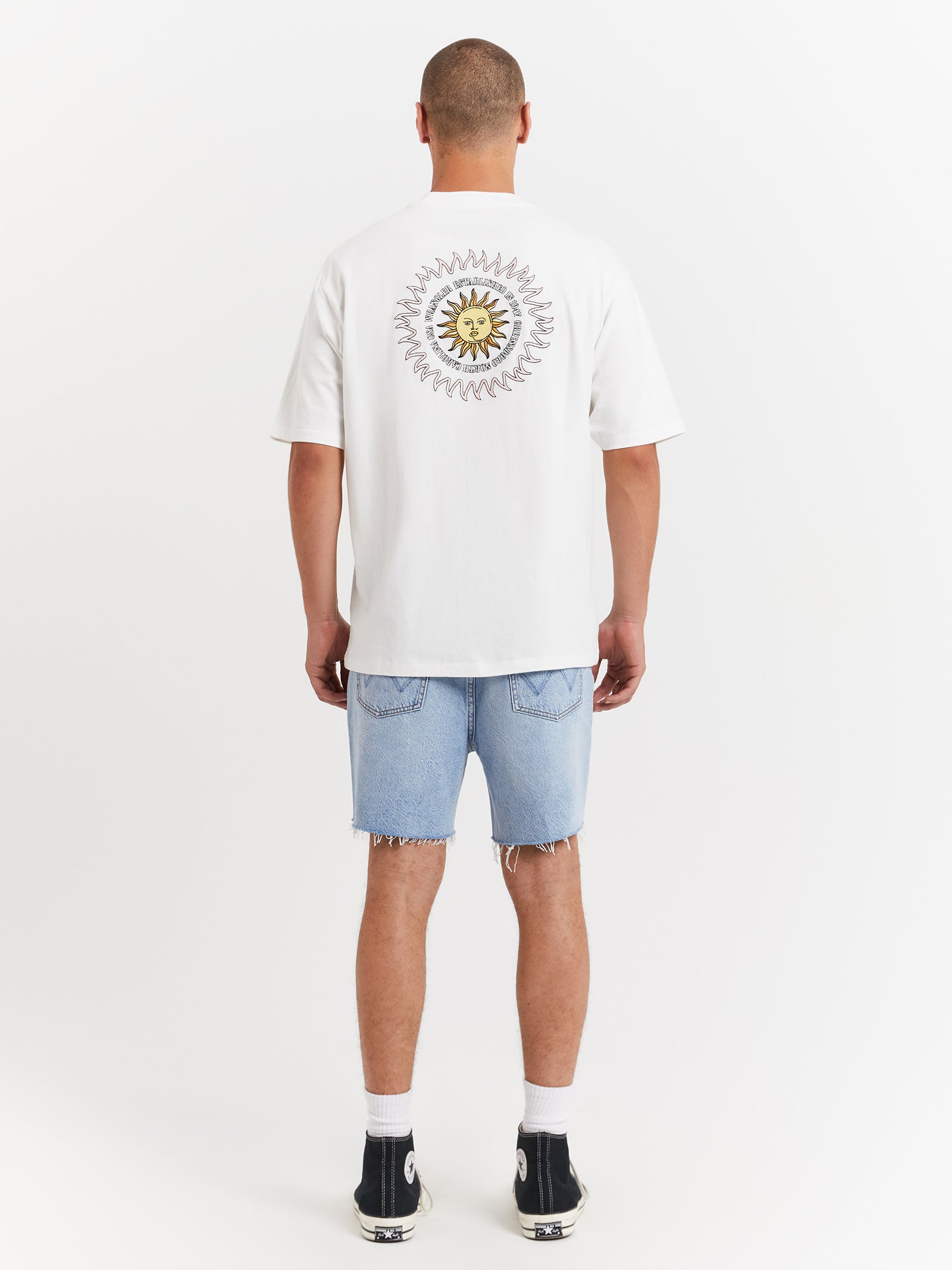 Sunray Slacker T-Shirt in Vintage White