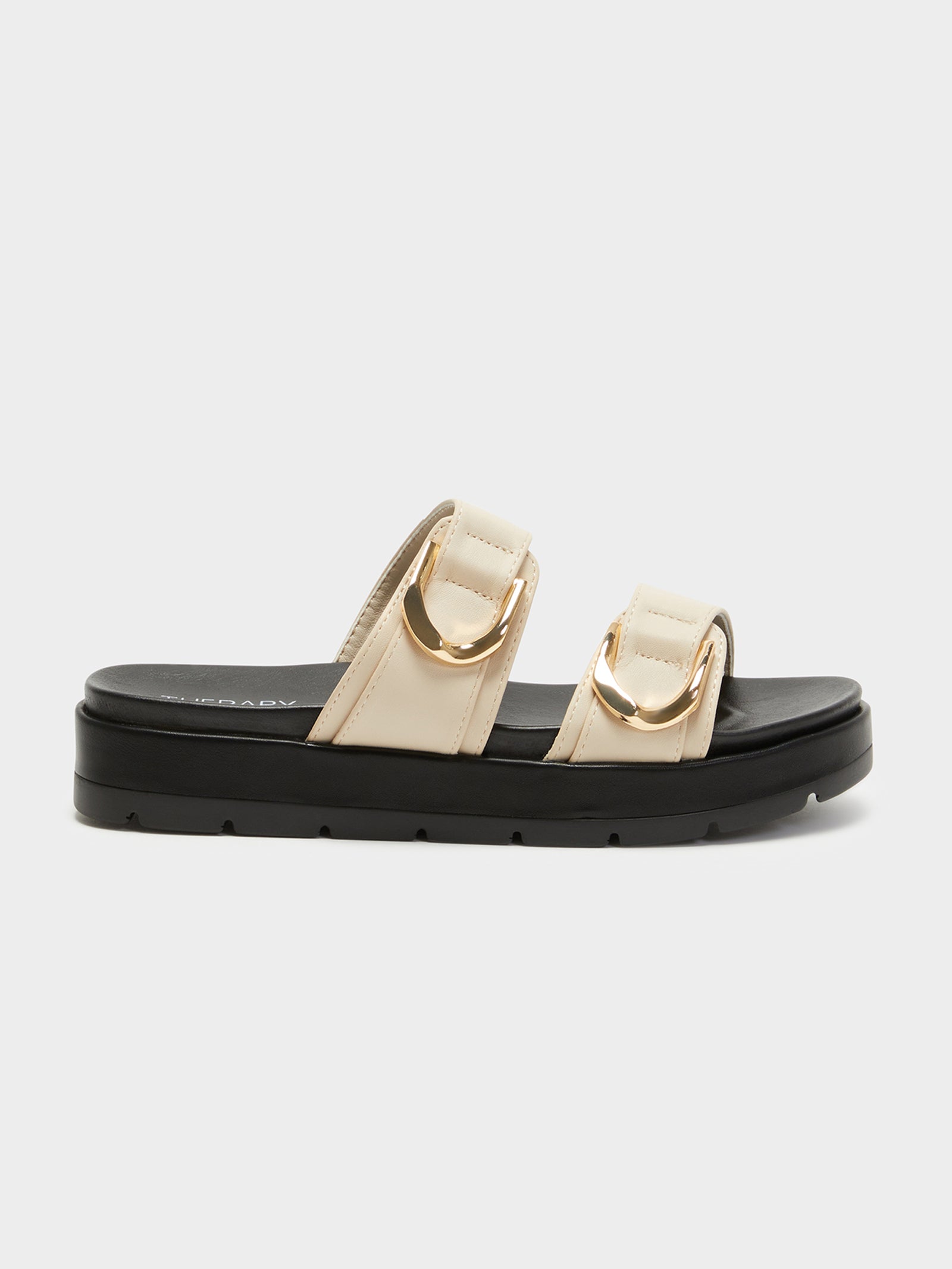 Womens Link Sandals in Bone