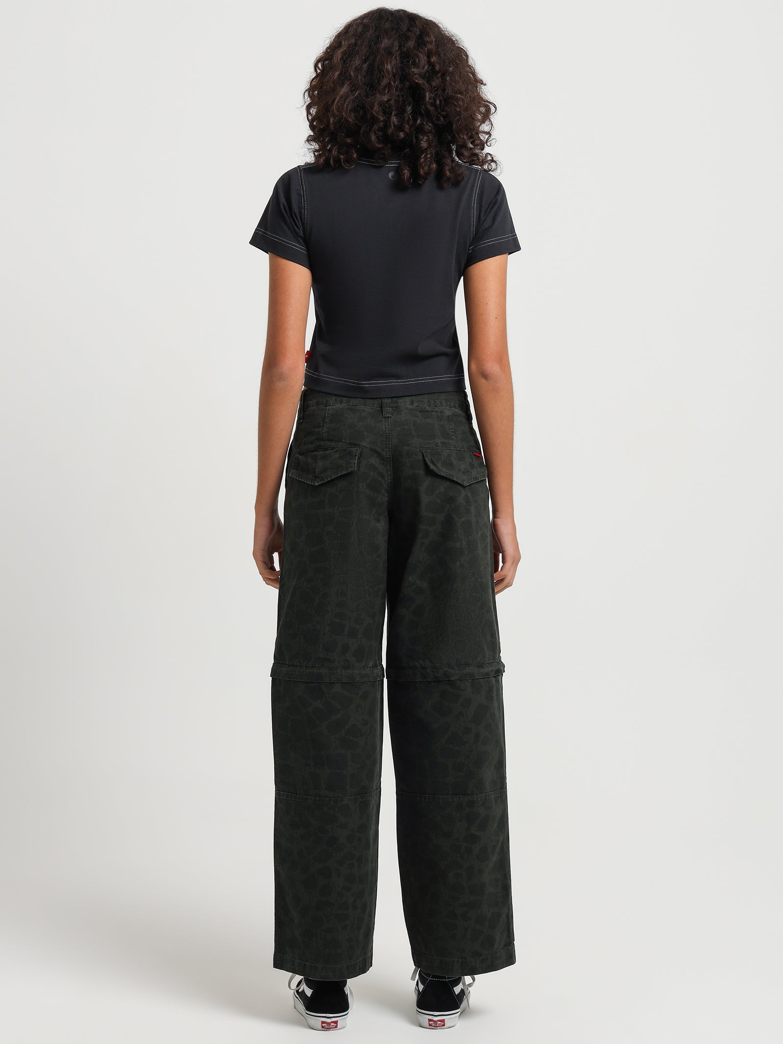 Unhallowed Zip Off Cargo Pants in Caviar