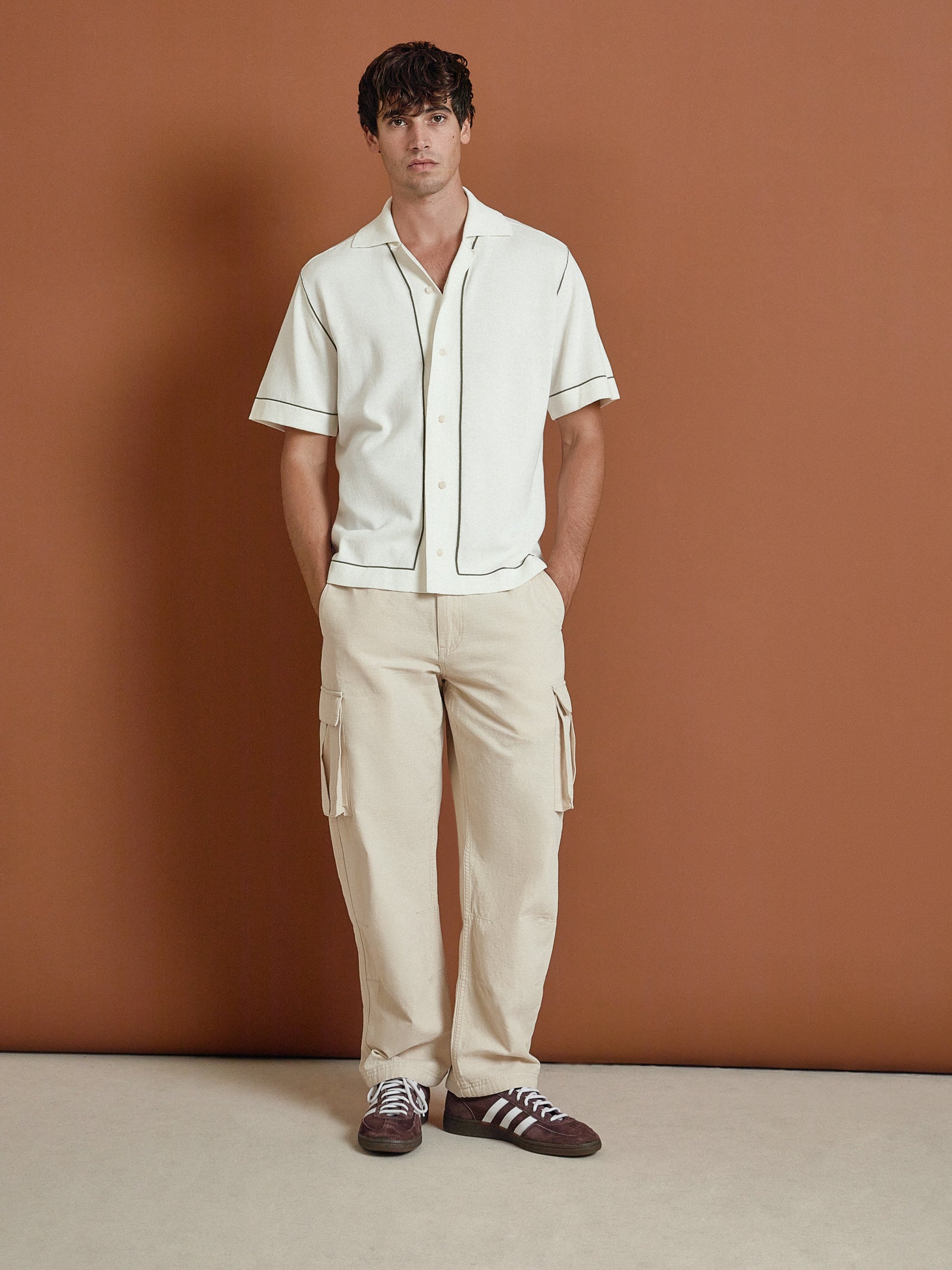 Albius Knit Shirt in Natural