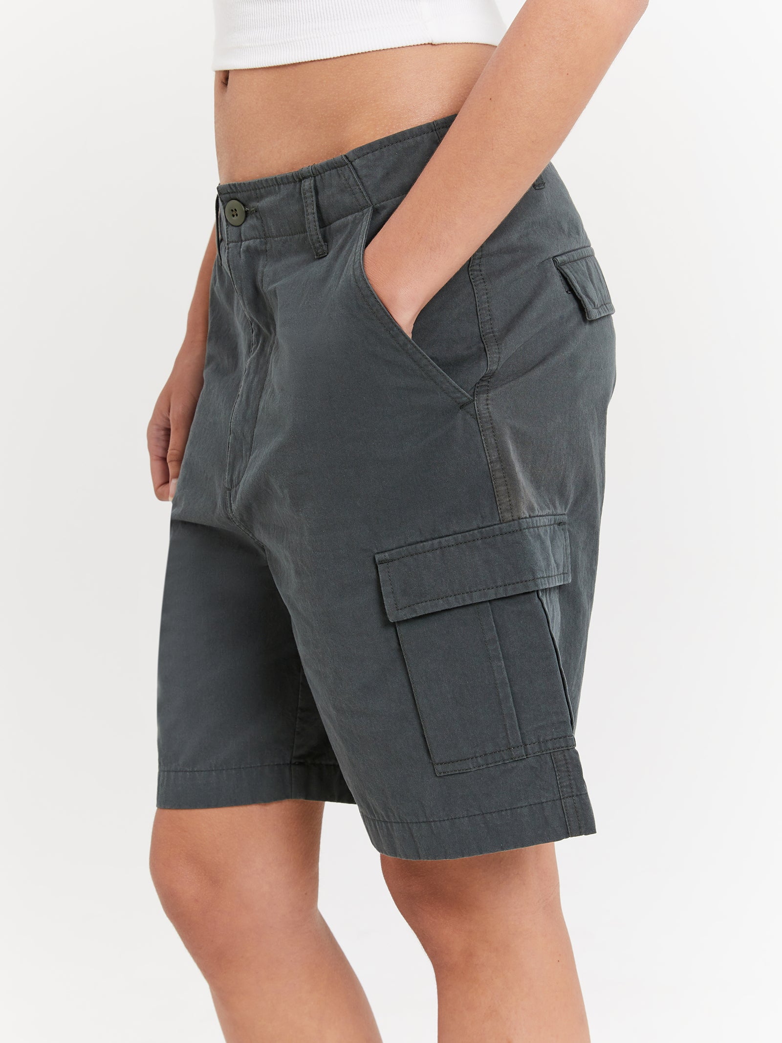 Surplus Cargo Shorts in Fern