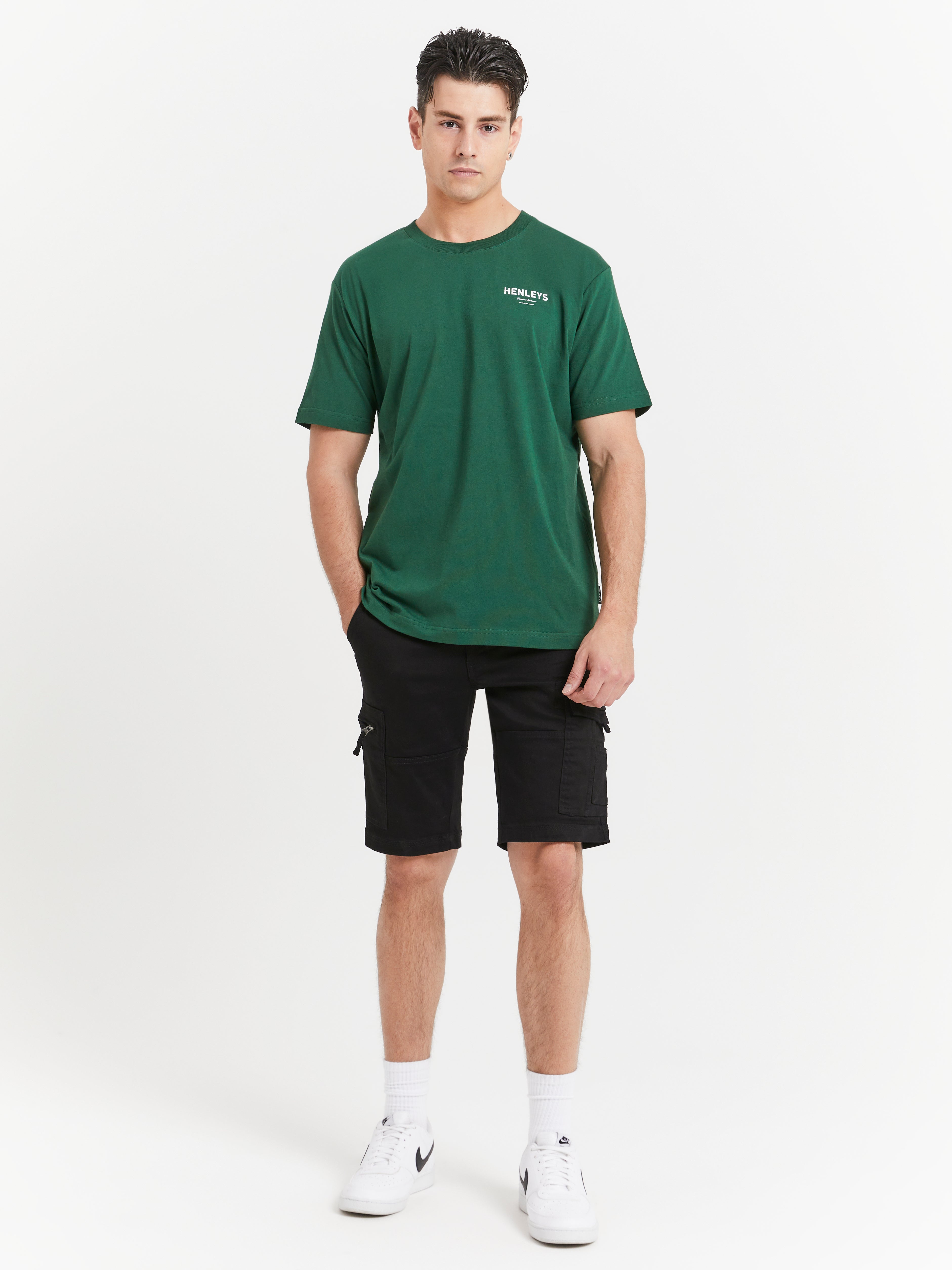 Contender T-Shirt in Military Green