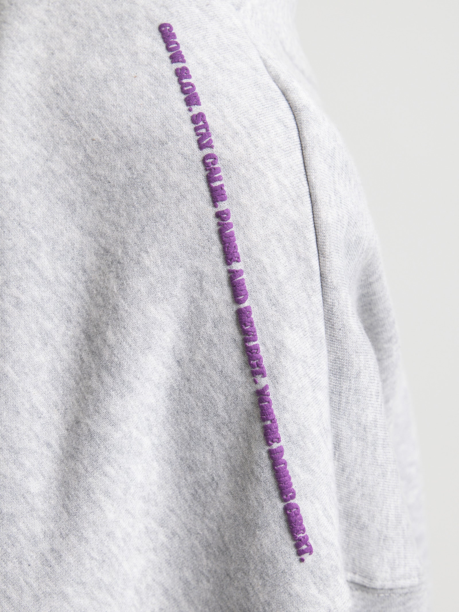 Origins Hoodie in Grey & Grape