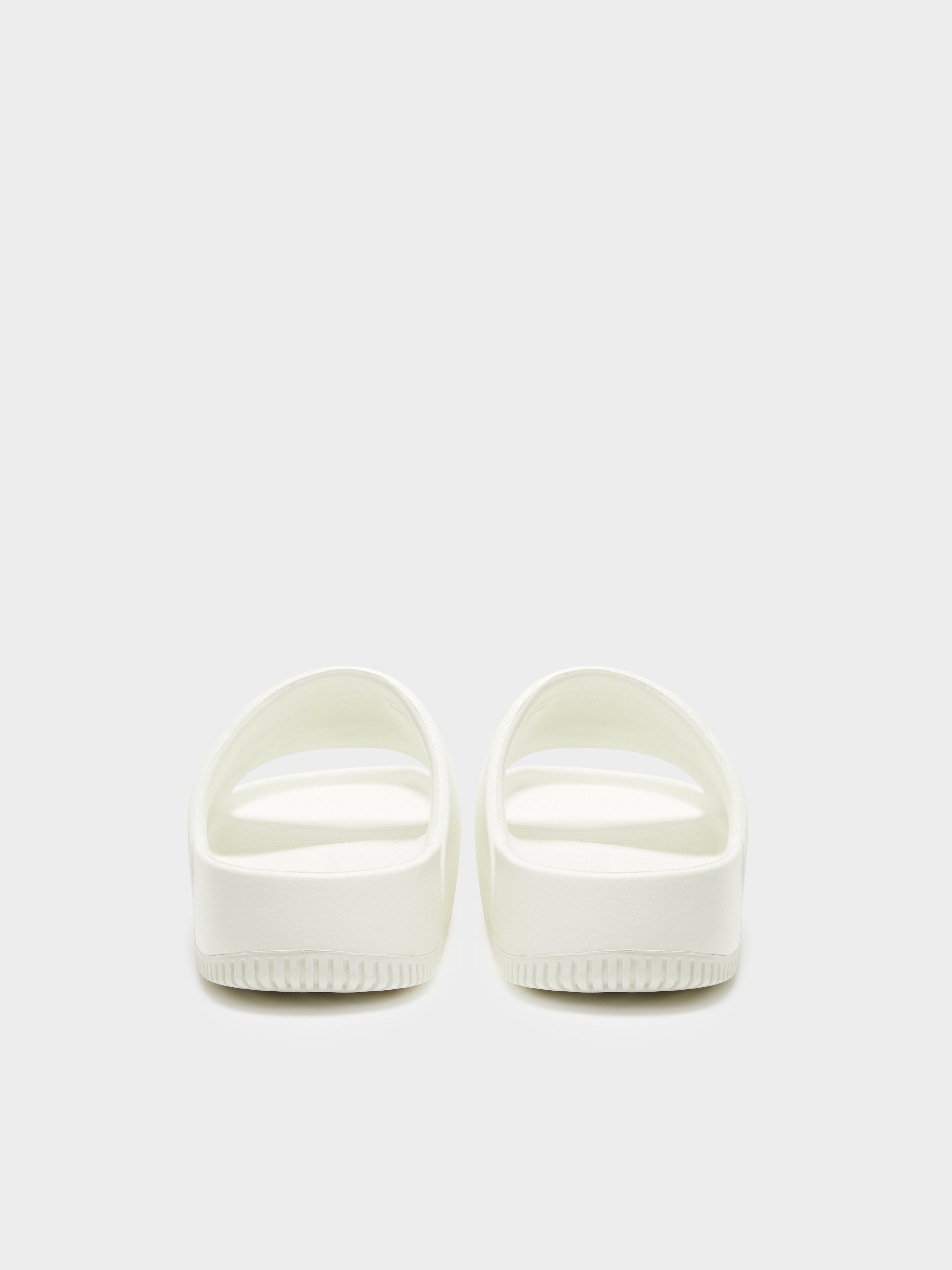 Womens Calm Slides in Off White