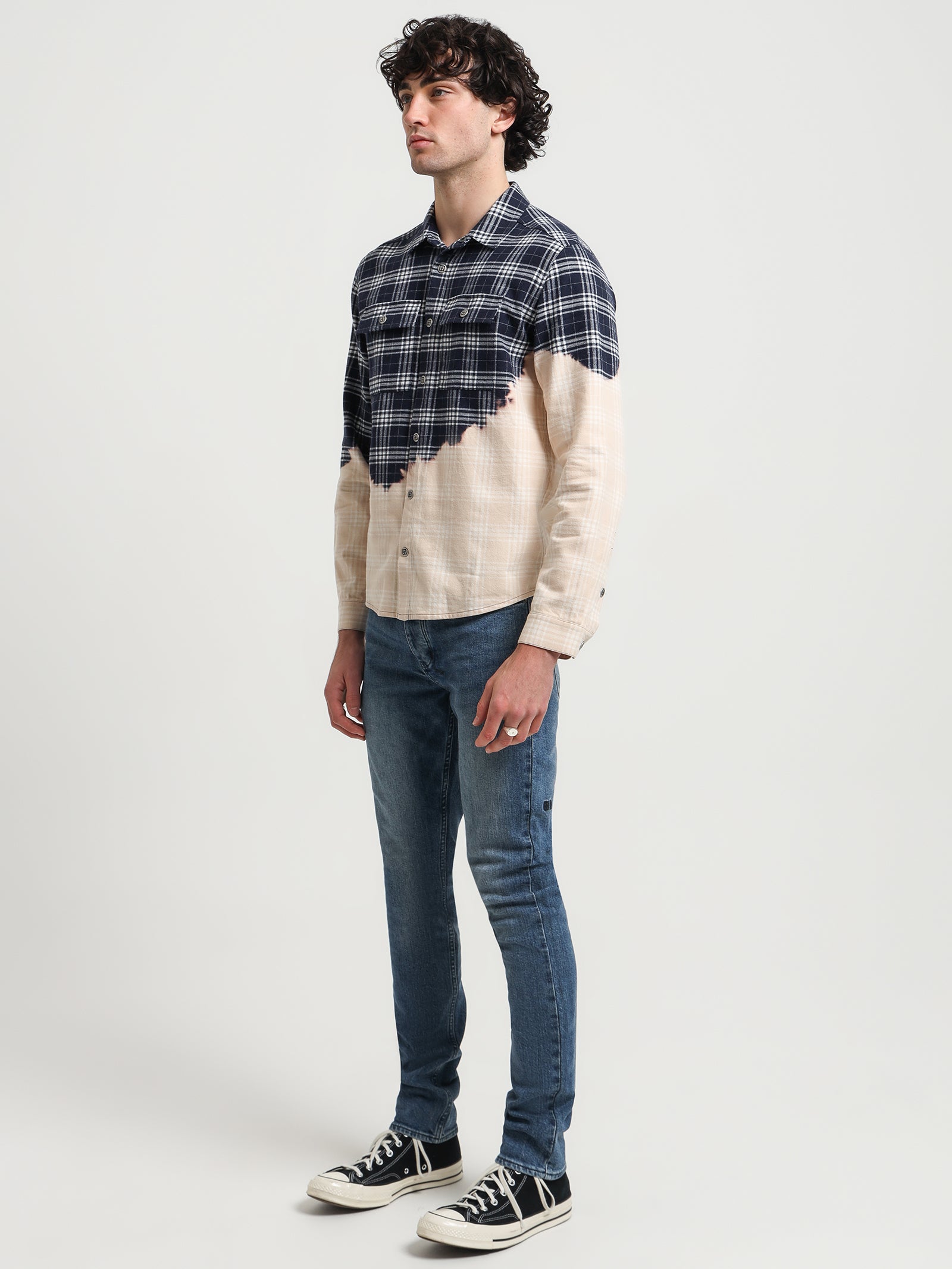 Paradox Long Sleeve Shirt in Denim