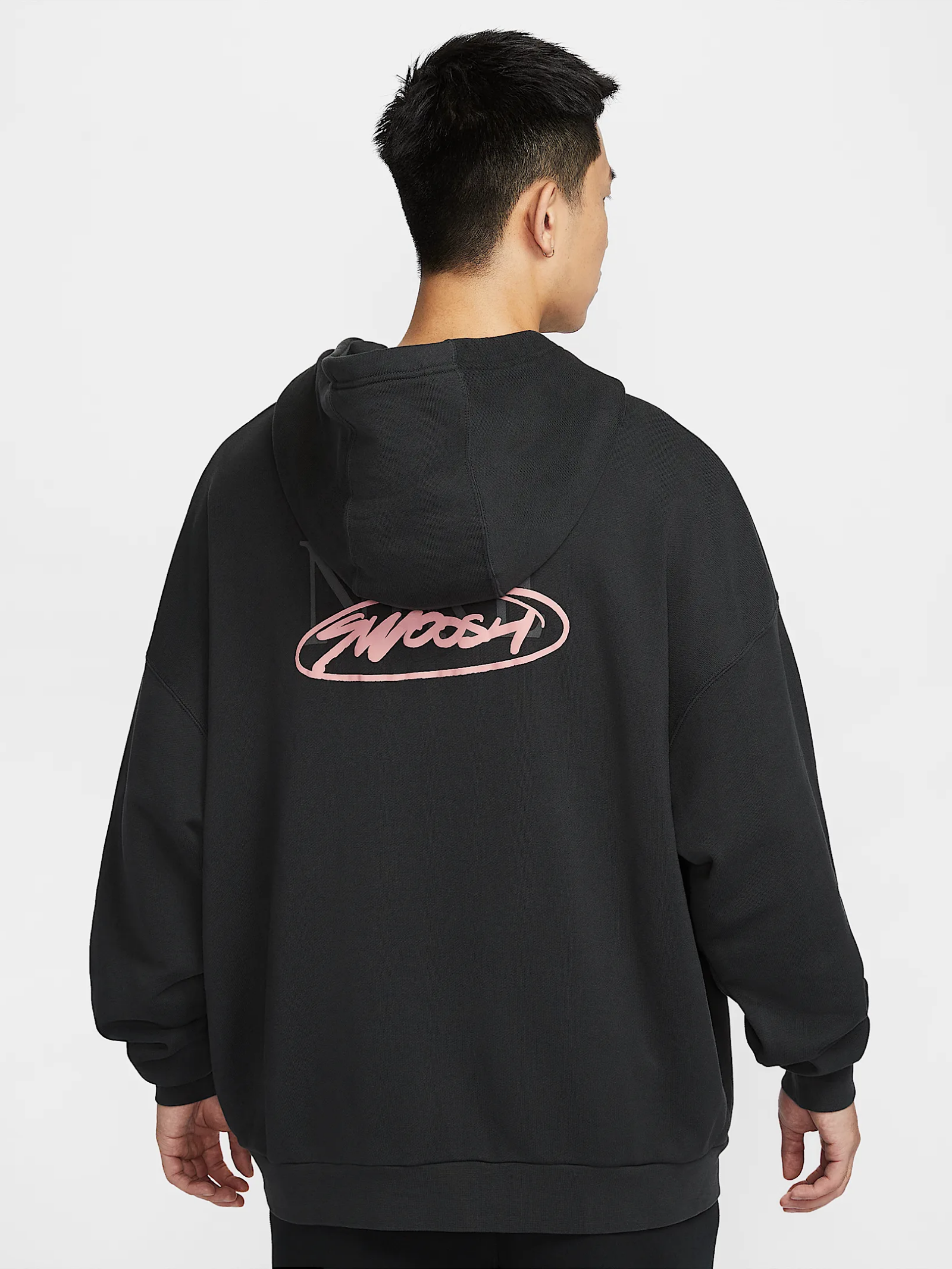 Oversized French Terry Pullover Hoodie