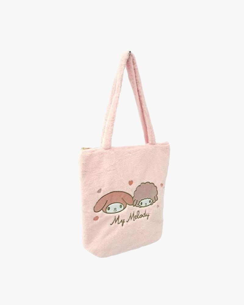 Sanrio Fuzzy Tote Bag