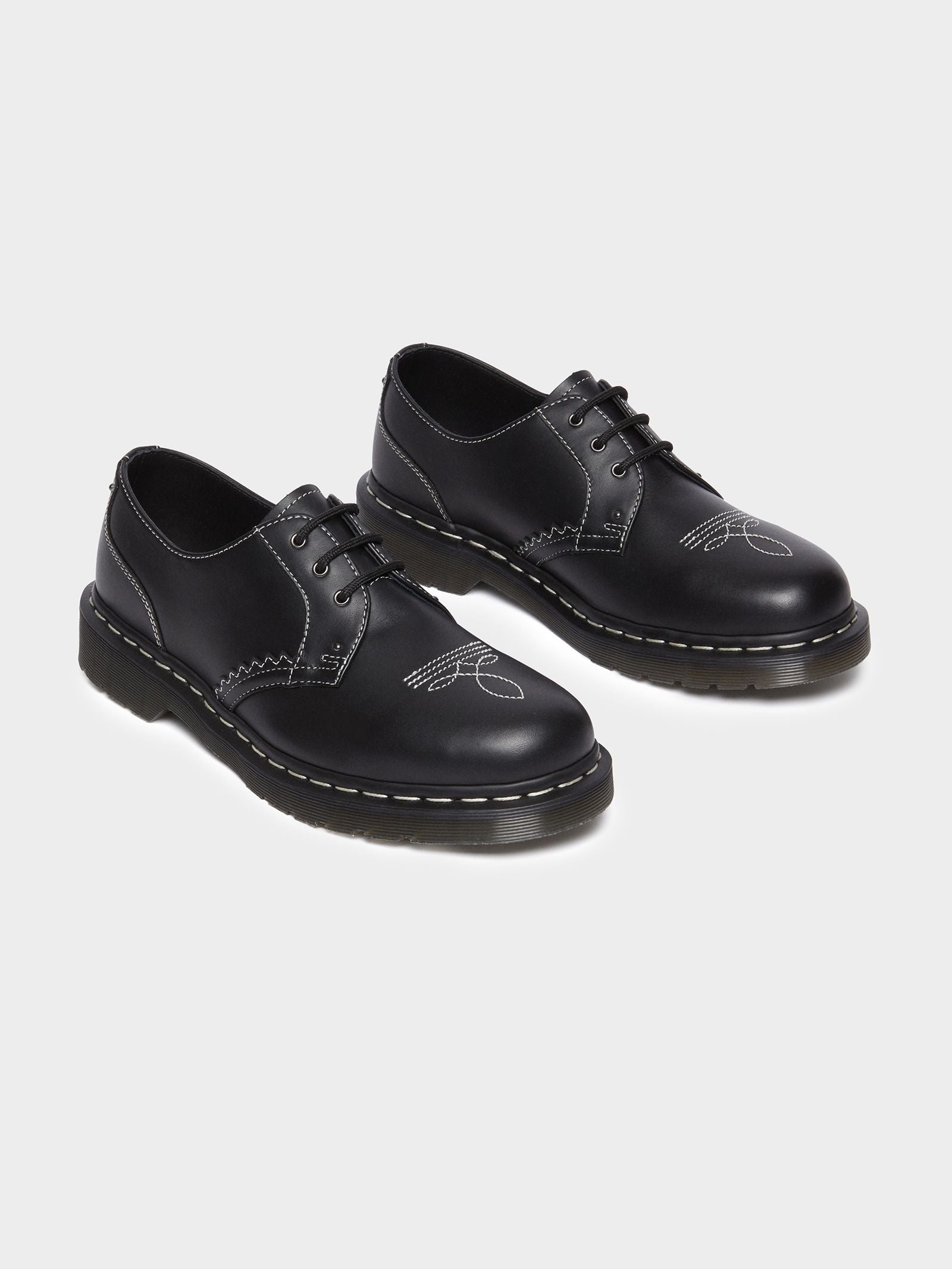 1461 GA 3 Eye Shoe in Black Wanama