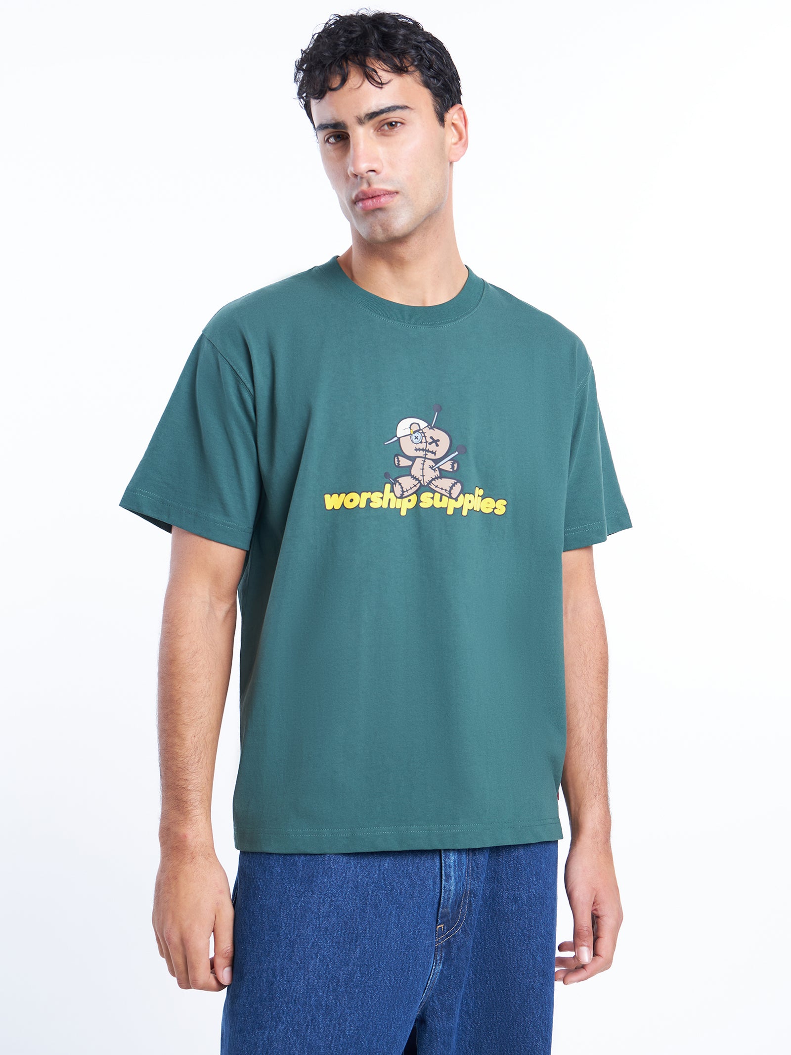 Deja Voodoo Tee In Hunter Green