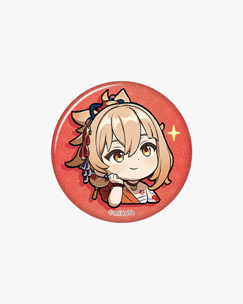 Genshin Impact Chibi Character Emote Badge Vol. 4