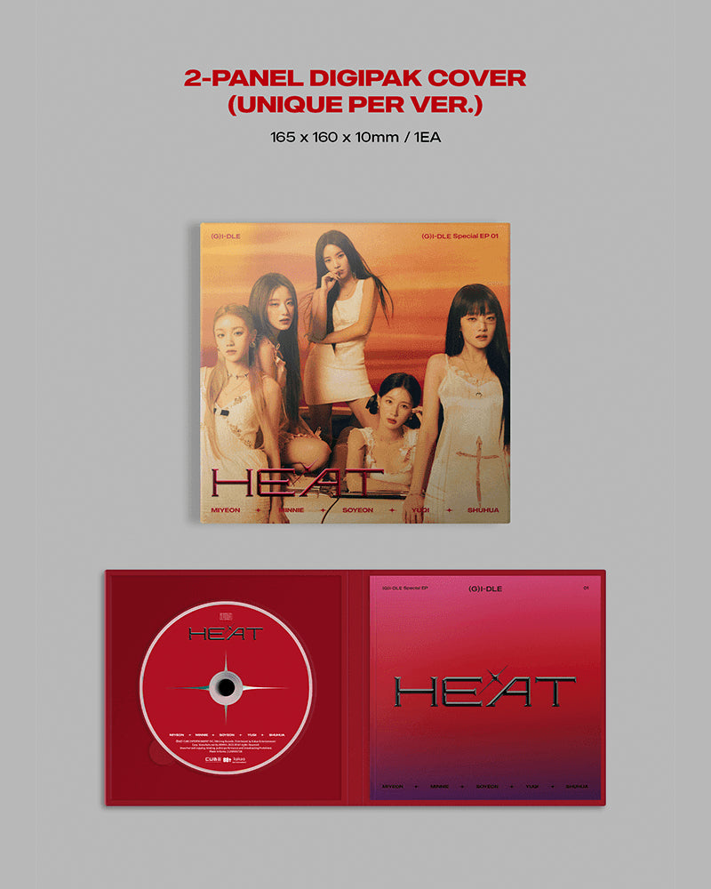 (G)I-DLE - Special Album [HEAT] (DIGIPAK - Group Ver.)