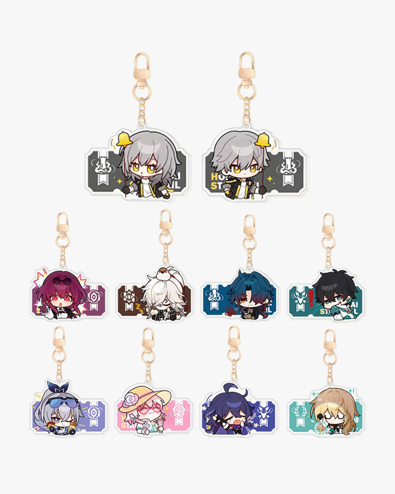 Honkai: Star Rail Pom-Pom Gallery Series Acrylic Keychain