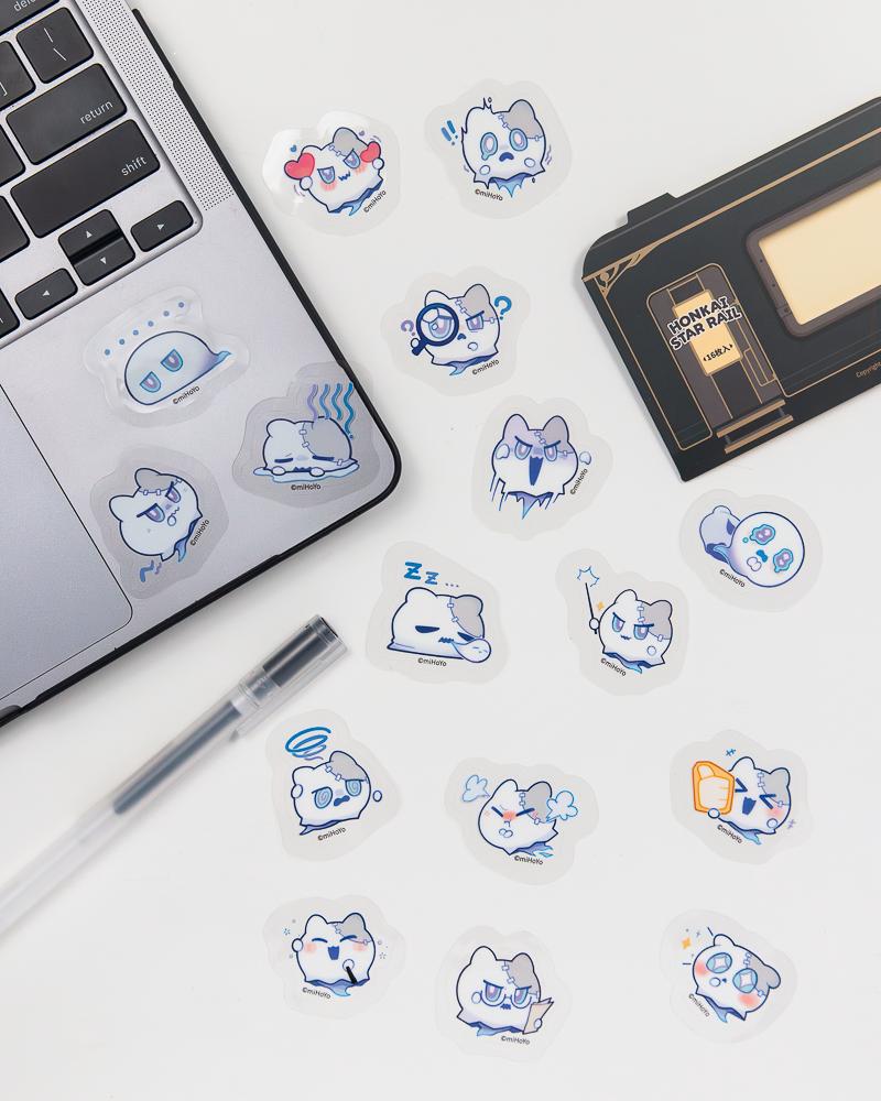 Honkai: Star Rail Pom-Pom Gallery Series Chibi Sticker Pack