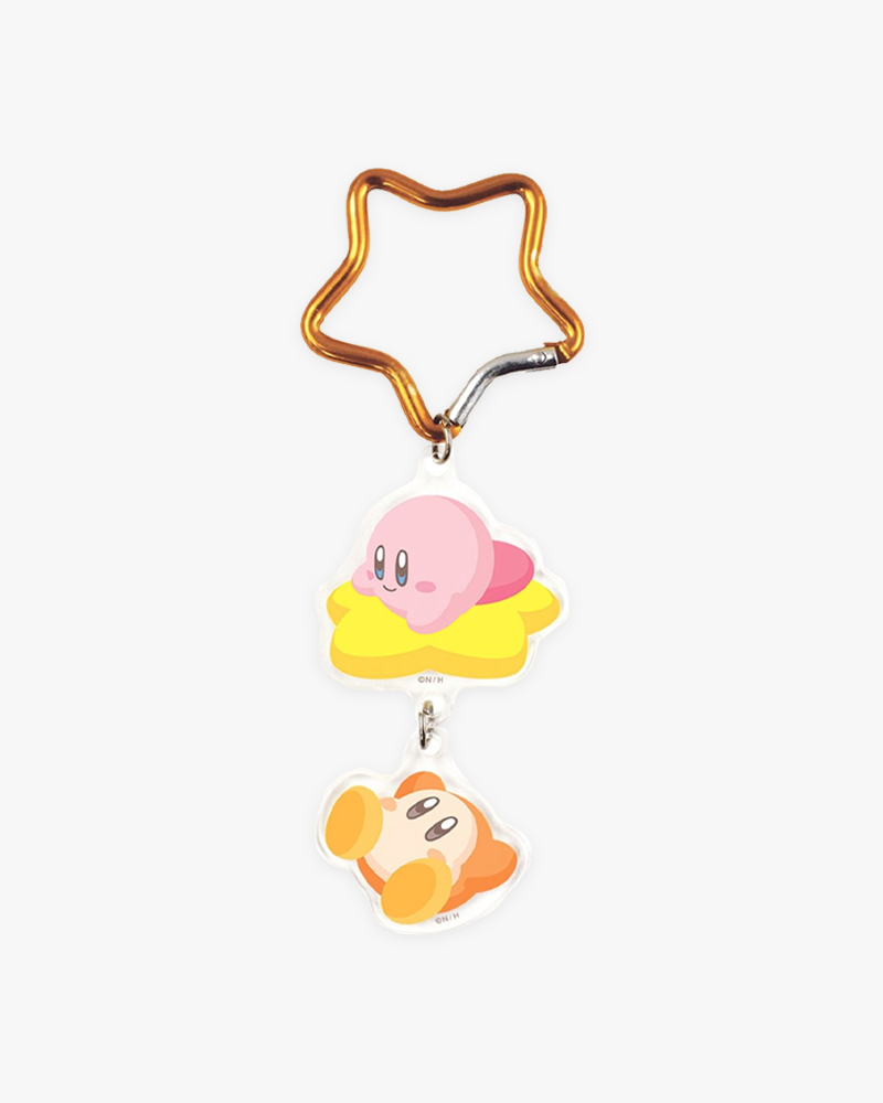 Kirby Warp Star Acrylic Keychain