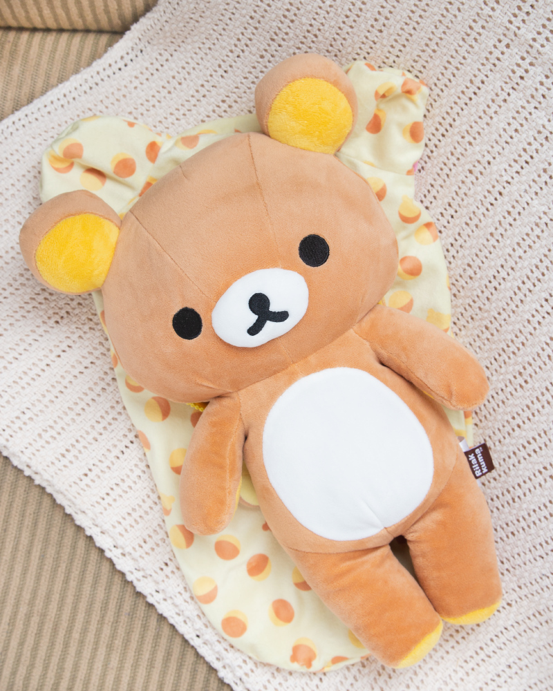 San-X Rilakkuma Acorn Pattern Sleeping Bag Plush