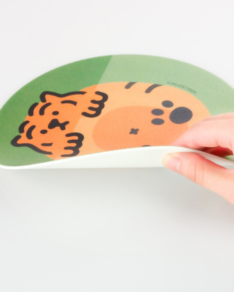 MUZIKTIGER Peekaboo Tiger PVC Mouse Pad