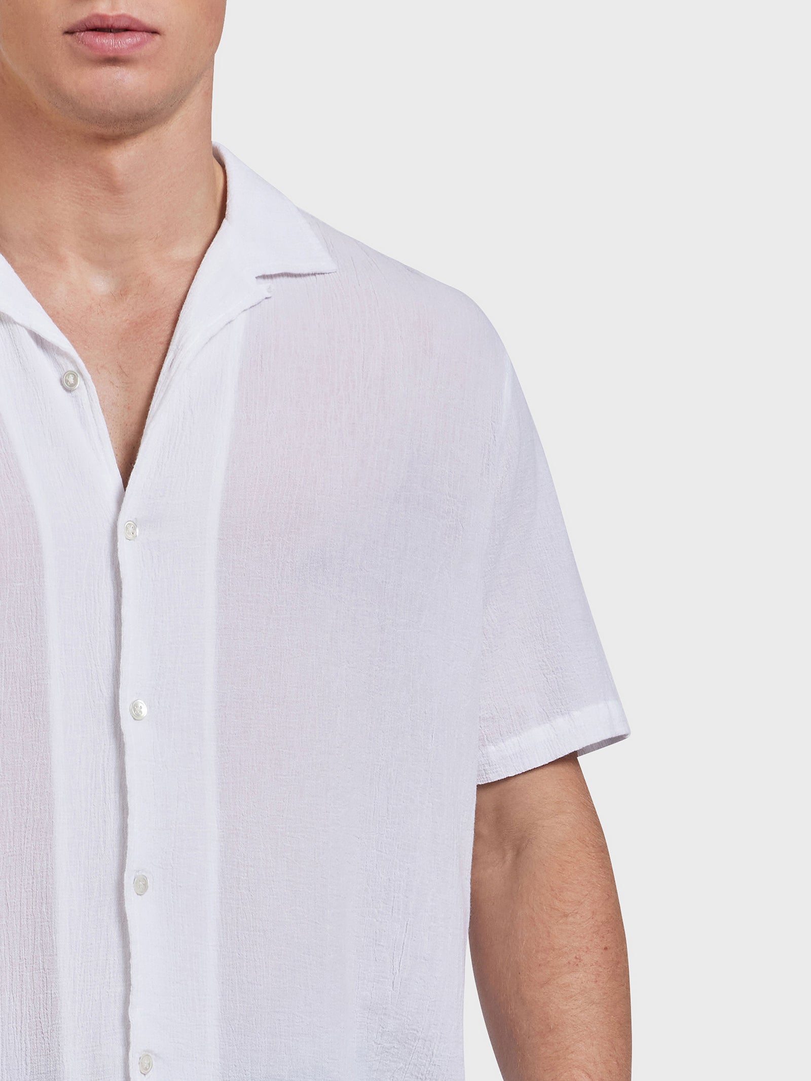 Bedford Short Sleeve Shirt in White