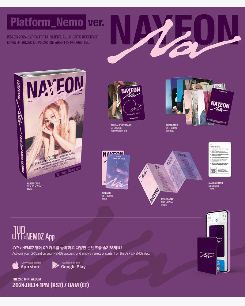 NAYEON (TWICE) - 2ND MINI ALBUM [NA] (Platform Ver.)