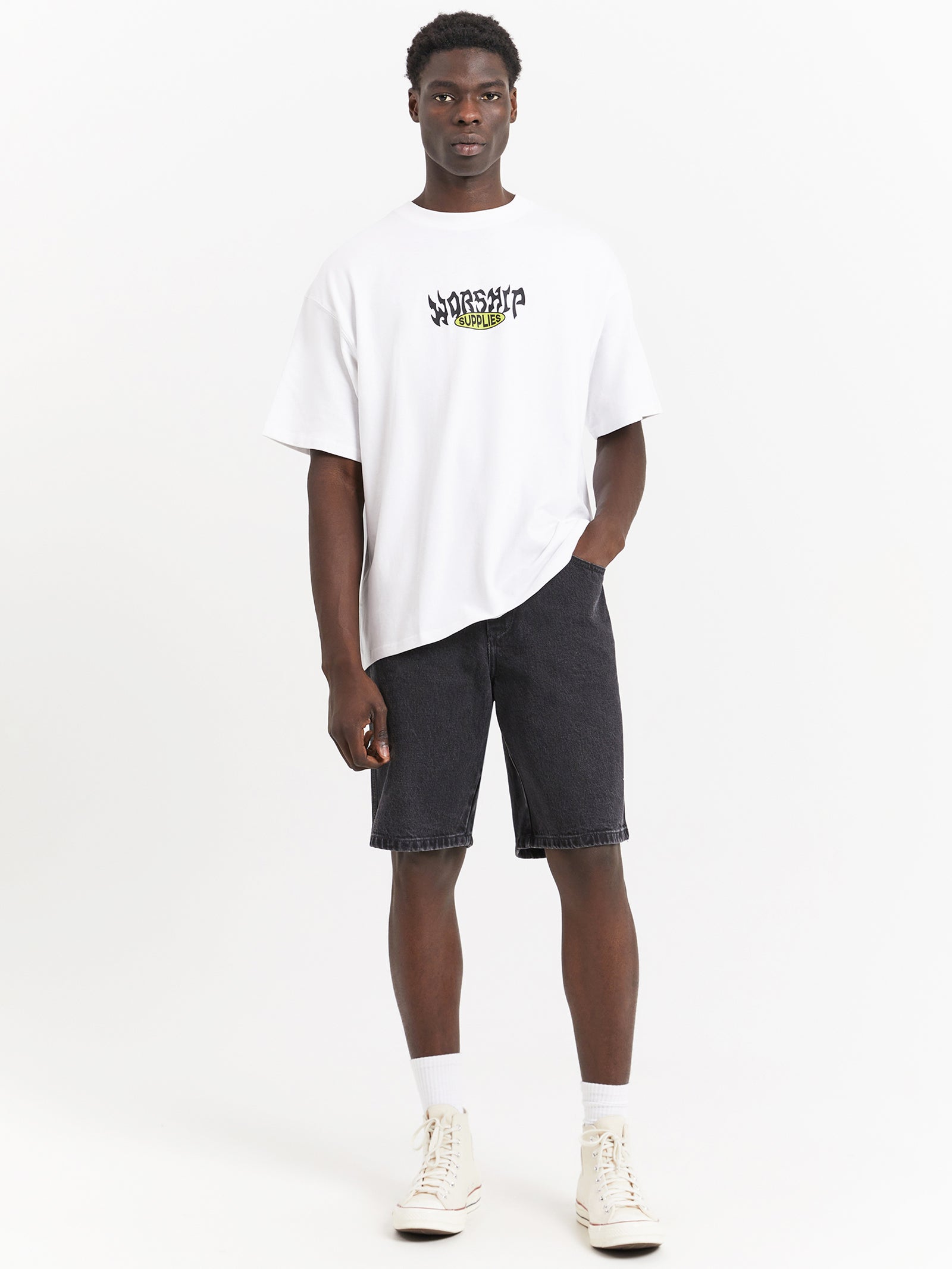 Monument Oversize T-Shirt in White