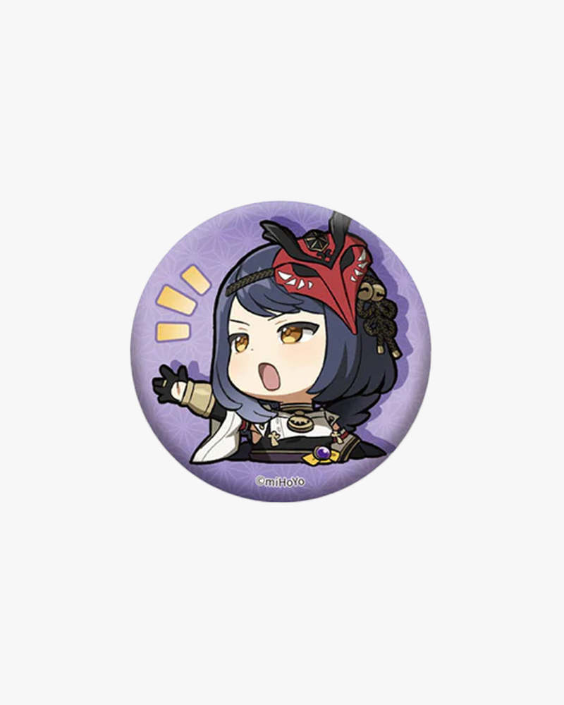 Genshin Impact Chibi Character Emote Badge Vol.2