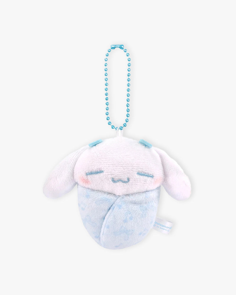 Sanrio Cinnamoroll Swaddling Mascot Keychain