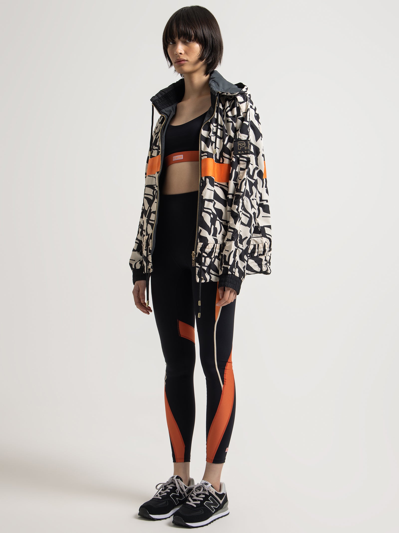 Man Down Reversible Jacket in Abstract Print