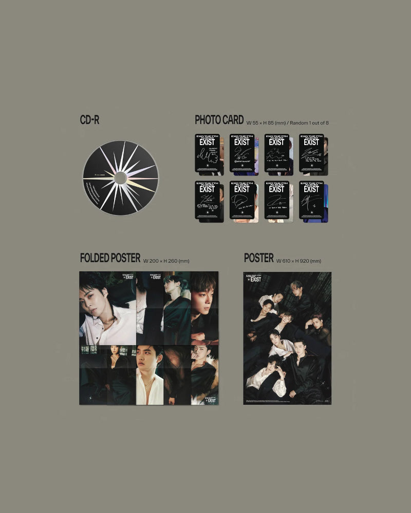 EXO - VOL.7 [EXIST] (Digipack Ver.) (8 Versions)