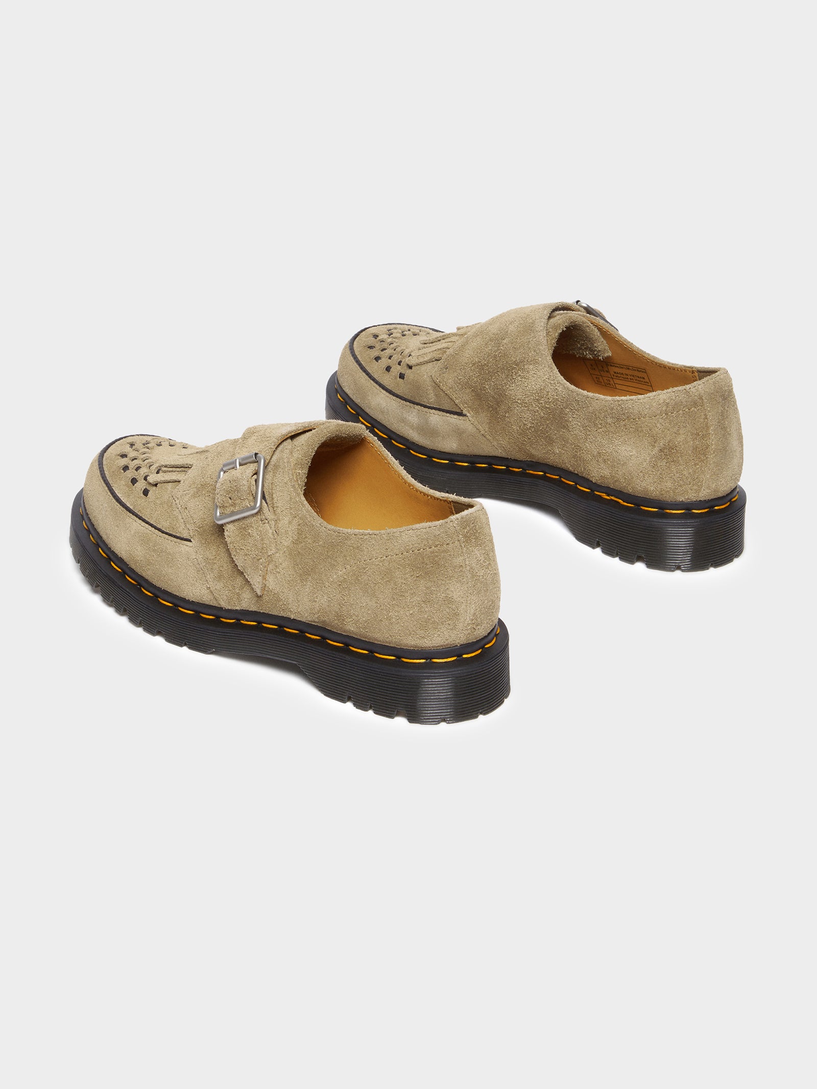 Unisex Ramsey Suede Kiltie Buckle Creepers