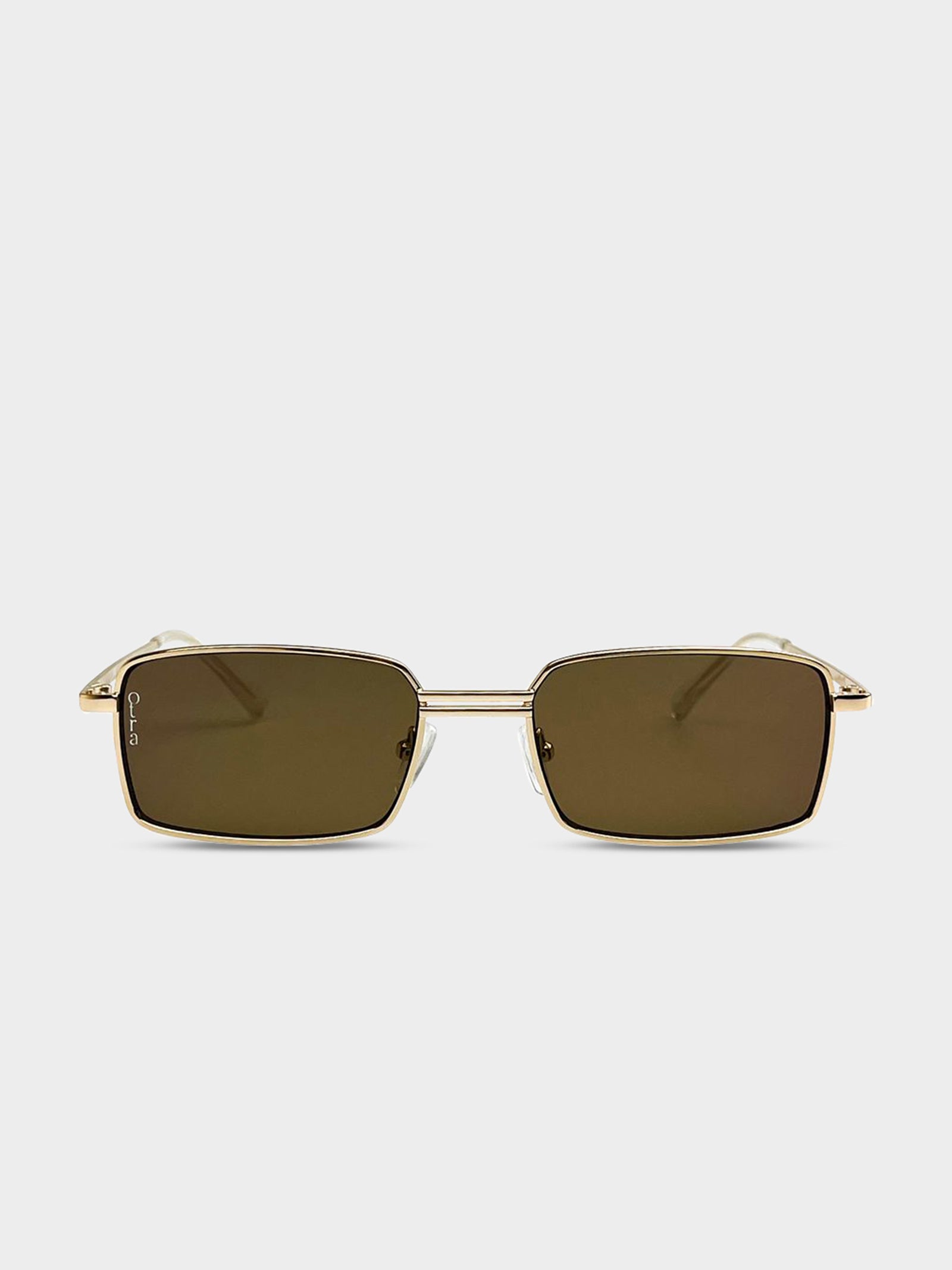 Ila Sunglasses in Gold & Brown