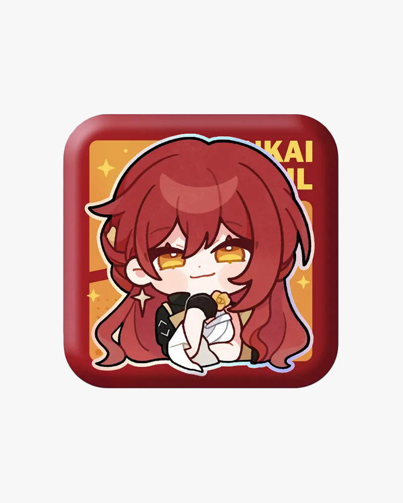 Honkai: Star Rail Pom-Pom Gallery Series Square Badge