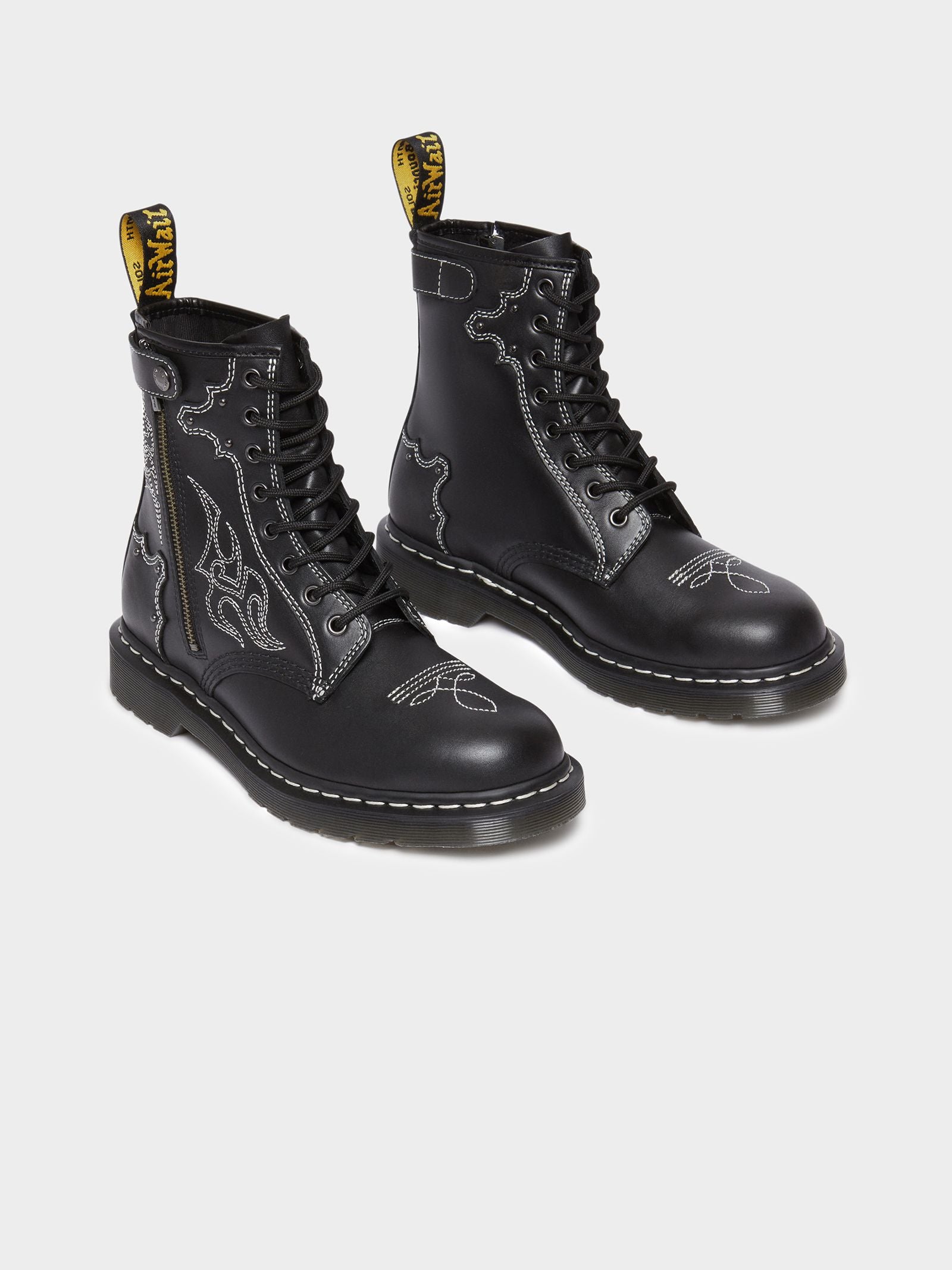 1460 GA 8 Eye Boot in Black Wanama