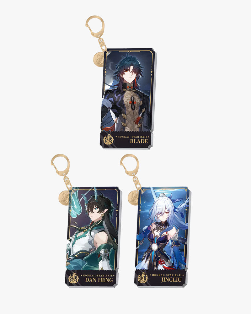 Honkai: Star Rail The Destruction Path Character Acrylic Keychain