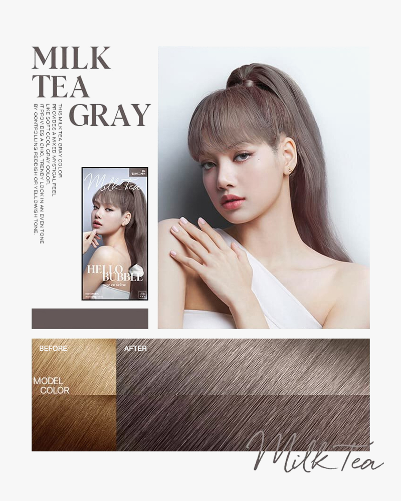 Mise en Scene All New Hello Bubble #9G Milk Tea Gray